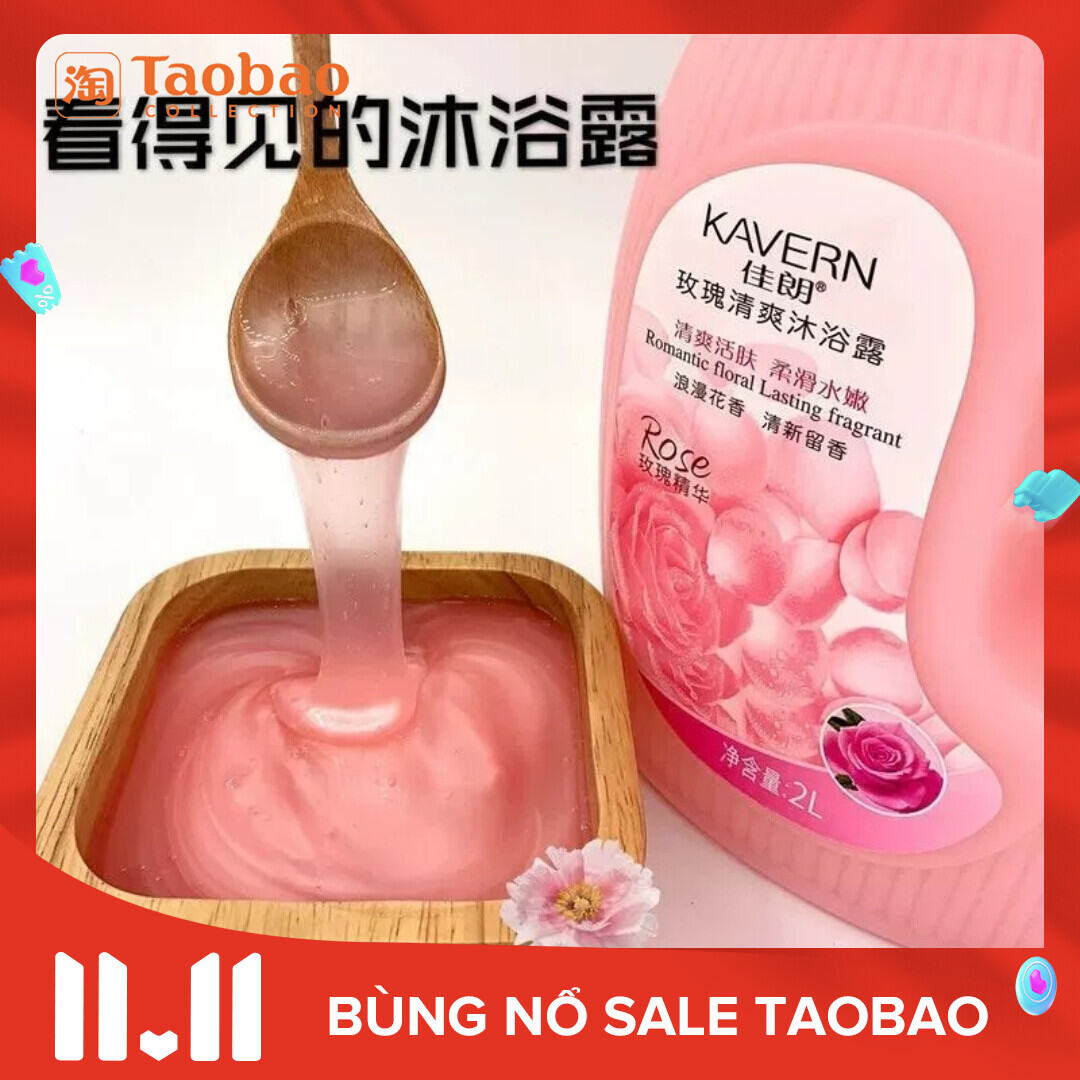 Kavern Mùi Hương Lâu Dài Tắm Gel Chai Lớn Dưỡng Ẩm Toàn Thân Họ Tắm Xốp Tắm Gel Hoa Hồng Sảng Khoái Cơ Thể Rửa