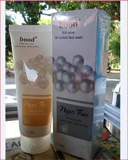 Sữa rửa mặt bood ngọc trai 120ml