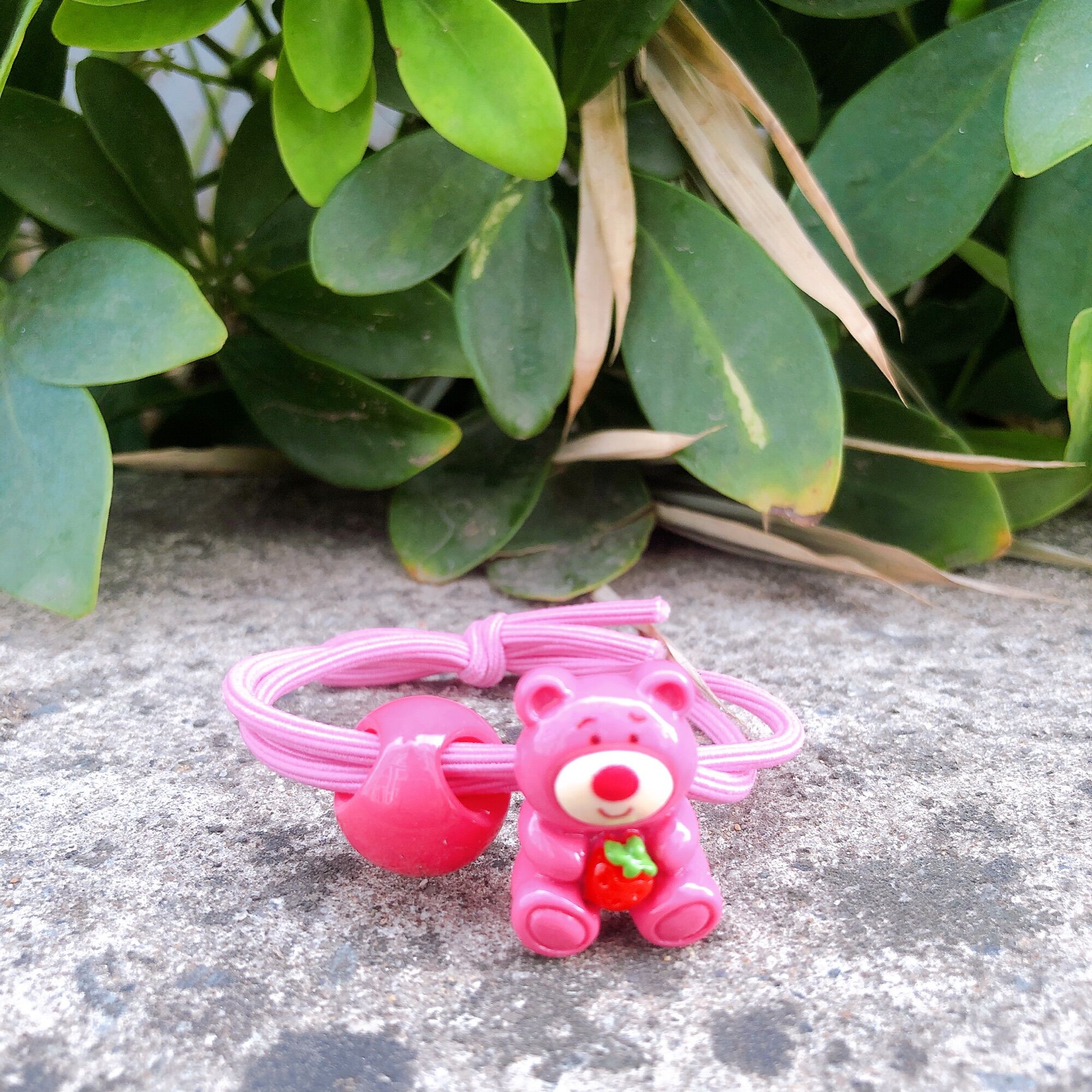 Cột tóc thun gấu dâu lotso