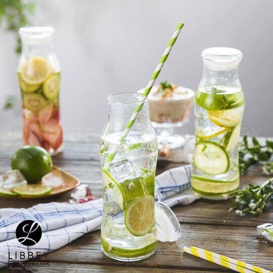 Combo 2 Chai Libbey Trend Swerve 565ml (nắp thủy tinh)