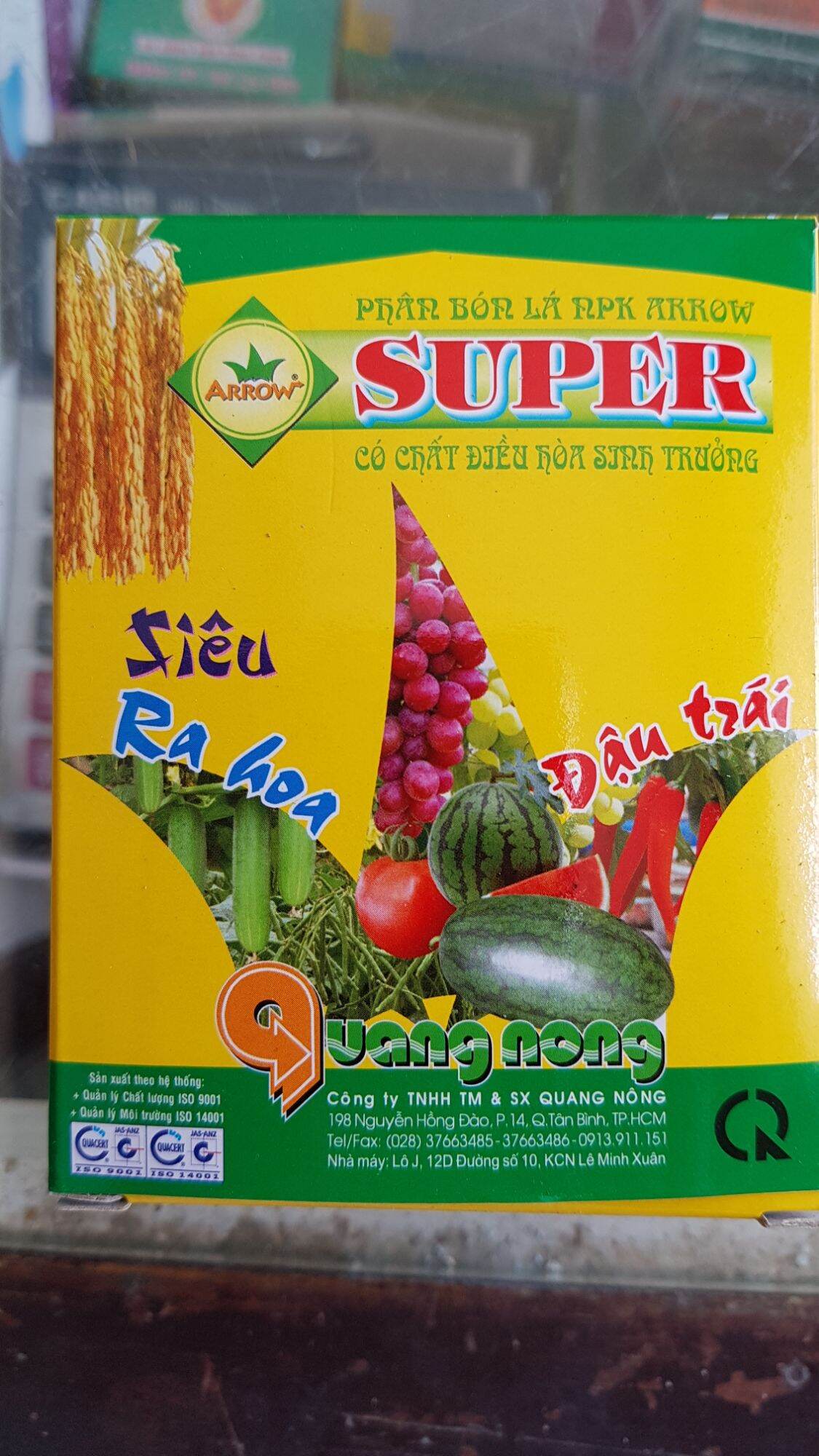 Combo 2 gói phân bón siêu ra hoa, đậu trái