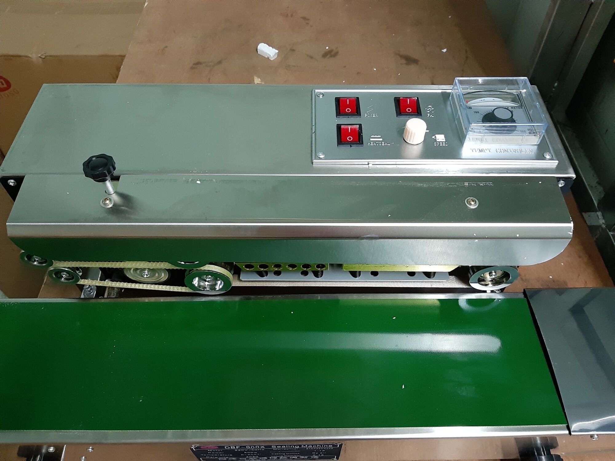 [HCM]Máy hàn miệng túi liên tục inox FR 900