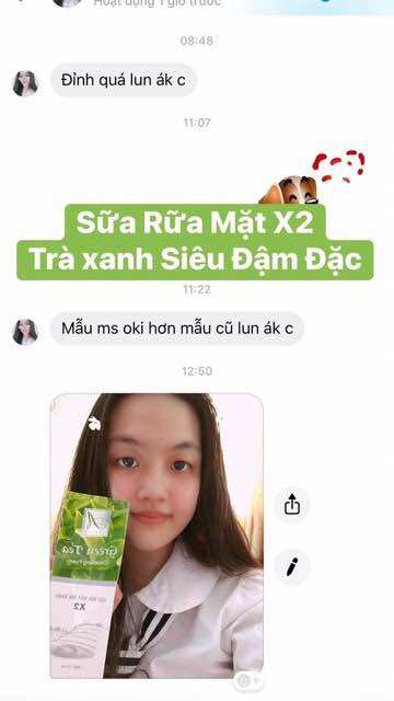 SỮA RỬA MẶT TRÀ XANH X2 ACOSMETICS