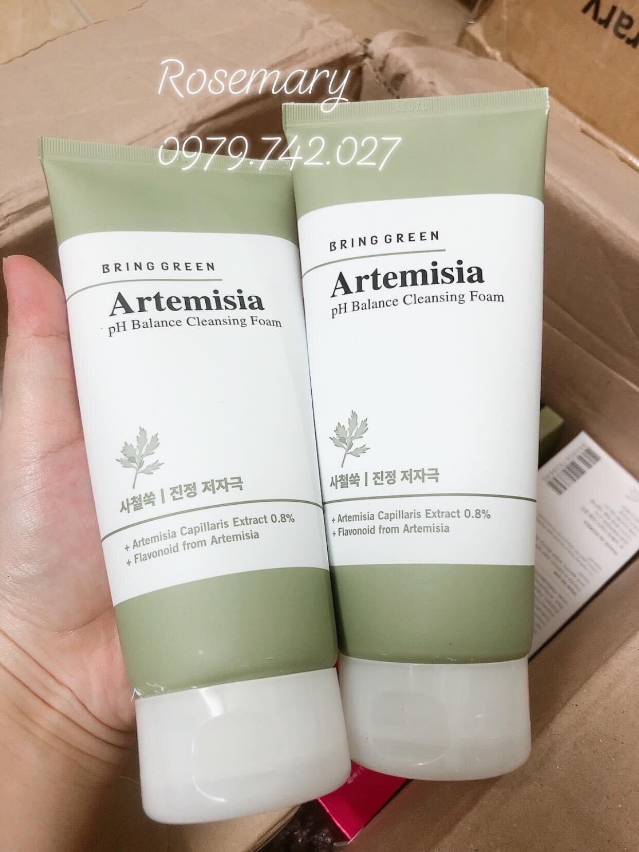 Sữa rửa mặt ngải cứu Bring Green Artemisia PH Cleasing Foam