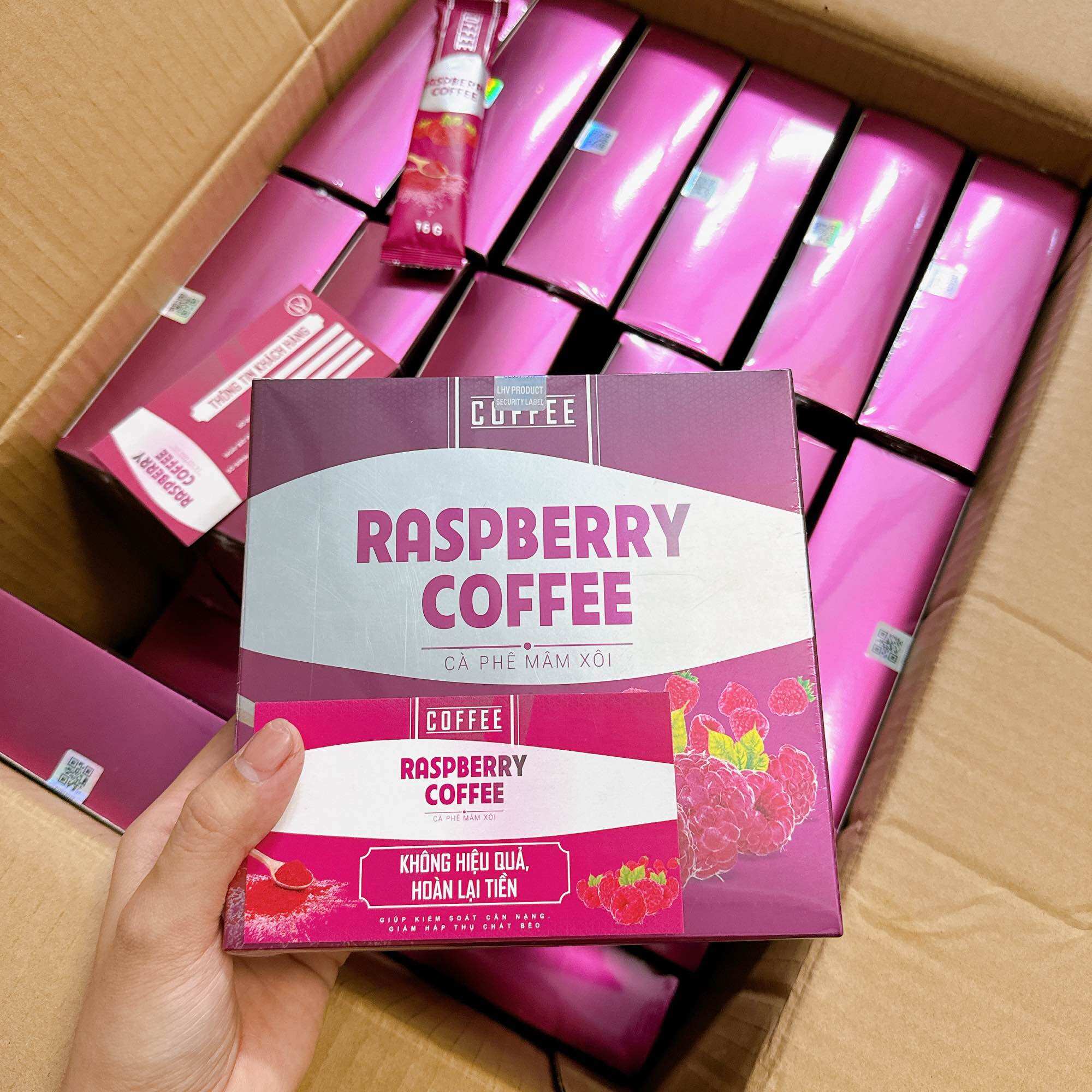 [Genuine] Raspberry Coffee Box of 15 Packs