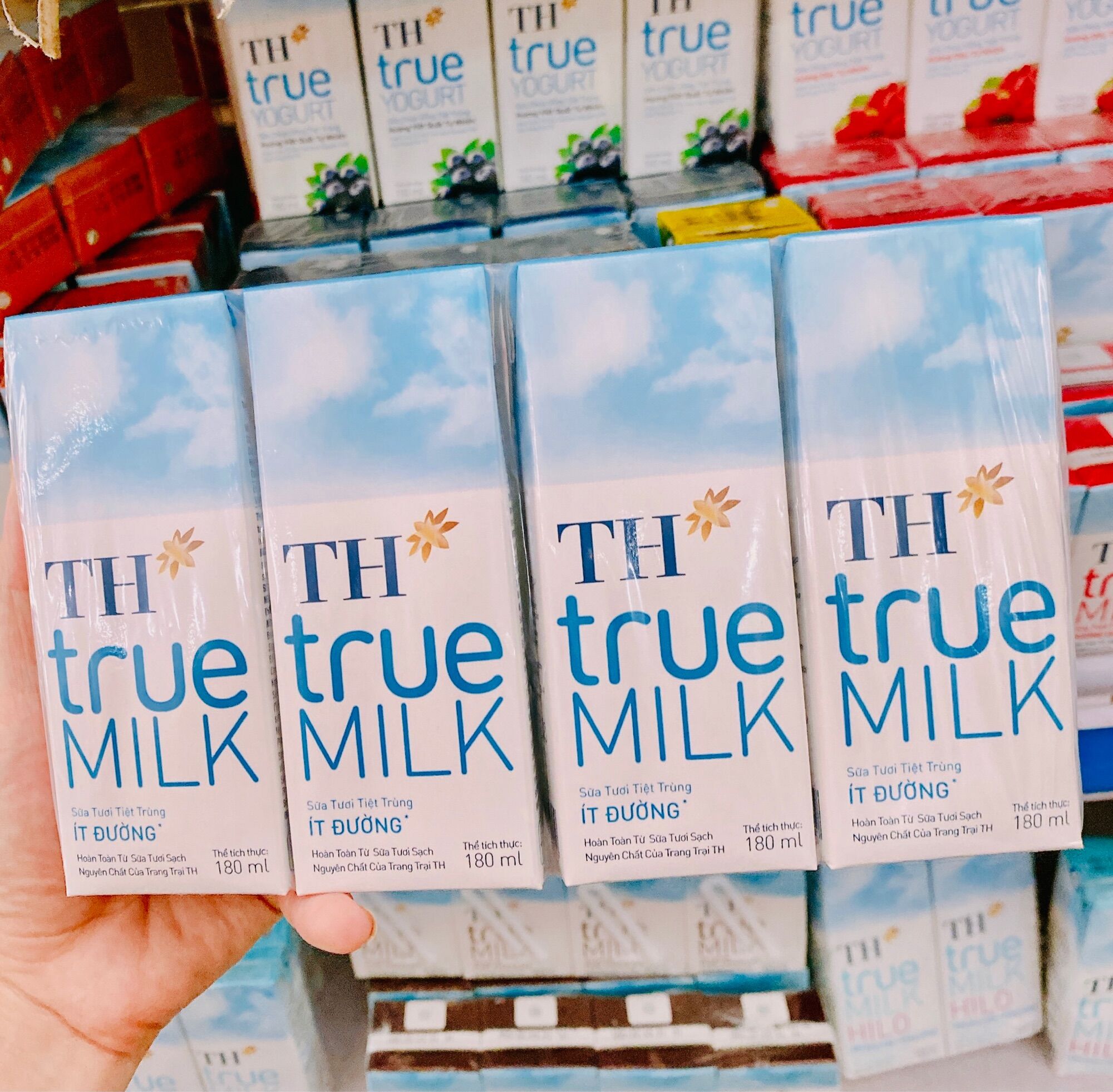 Lốc sữa th truemilk 180ml