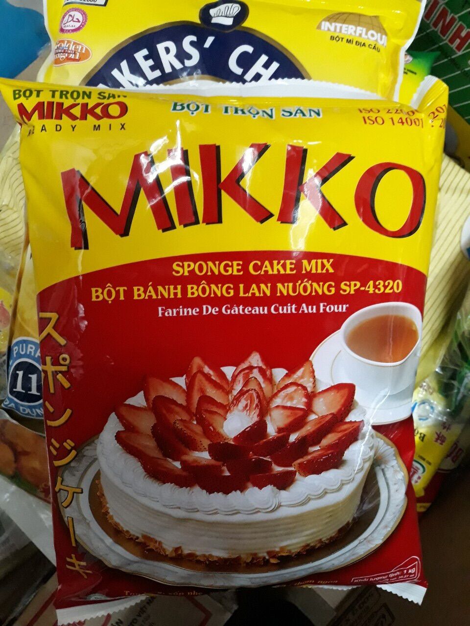 Bột làm bánh bông lan mikko 1kg /gói