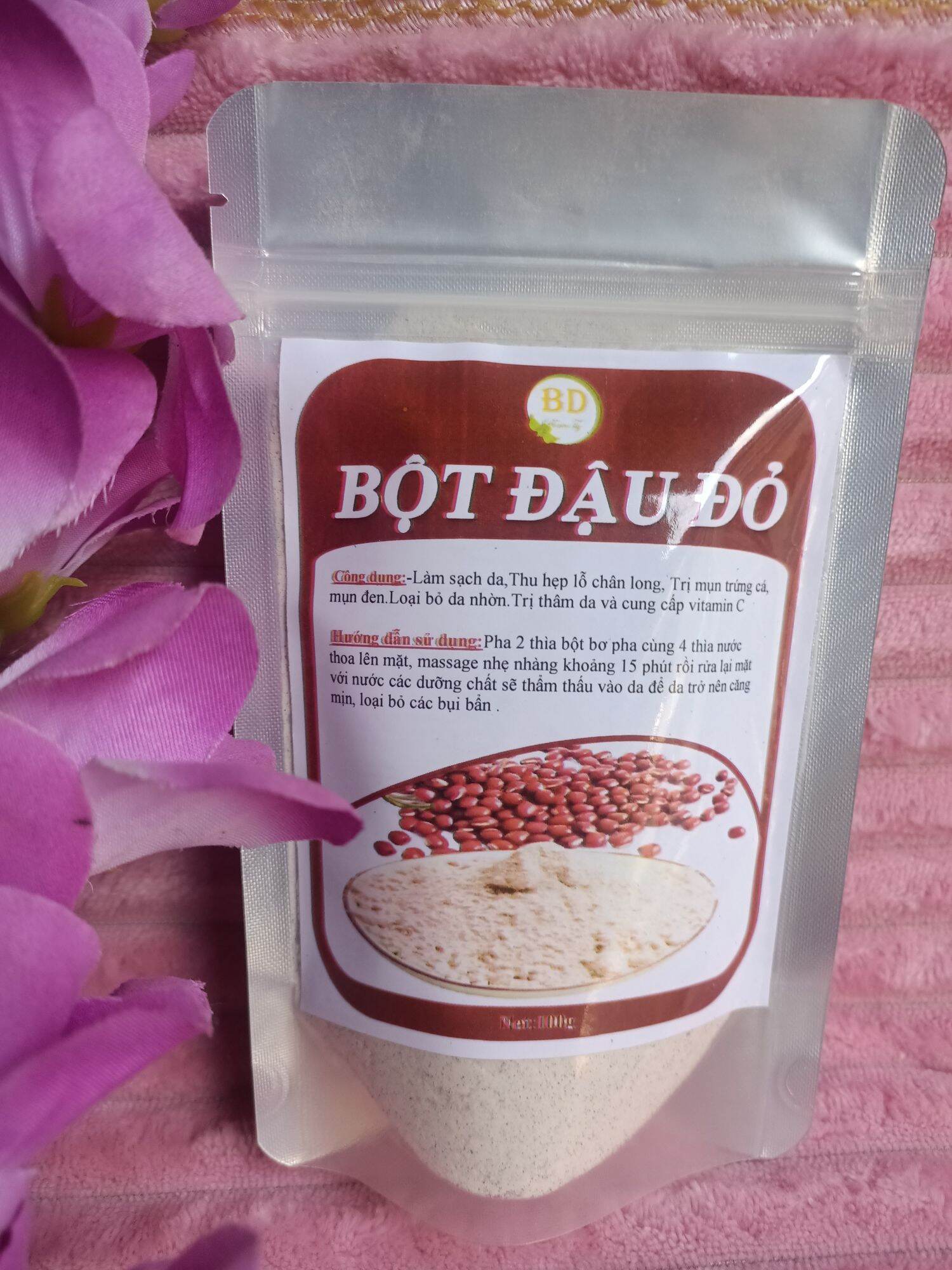 Bột đậu đỏ nguyên chất