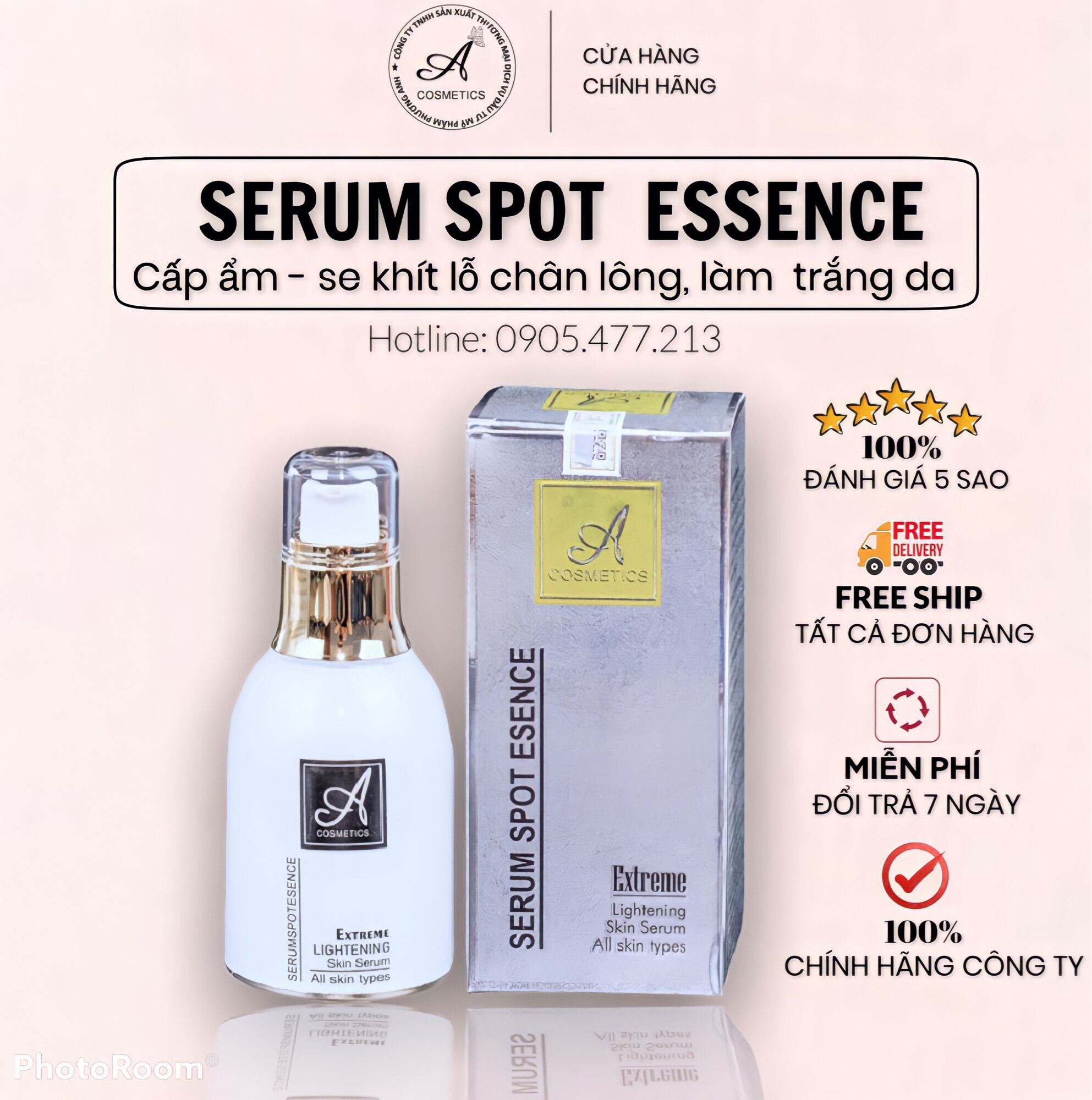 Serum Spot Essence - Cấp Ẩm Dưỡng Trắng Da