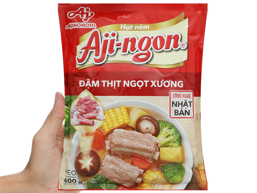 Hạt nêm vị heo Aji-ngon gói 900g