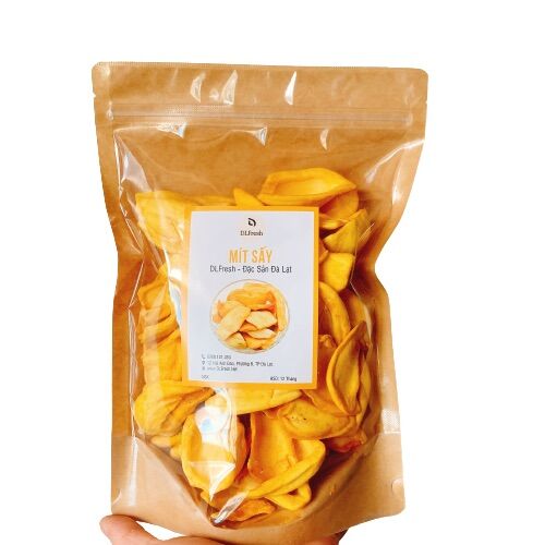 Mít sấy giòn DLFresh mít nguyên cánh sấy giòn