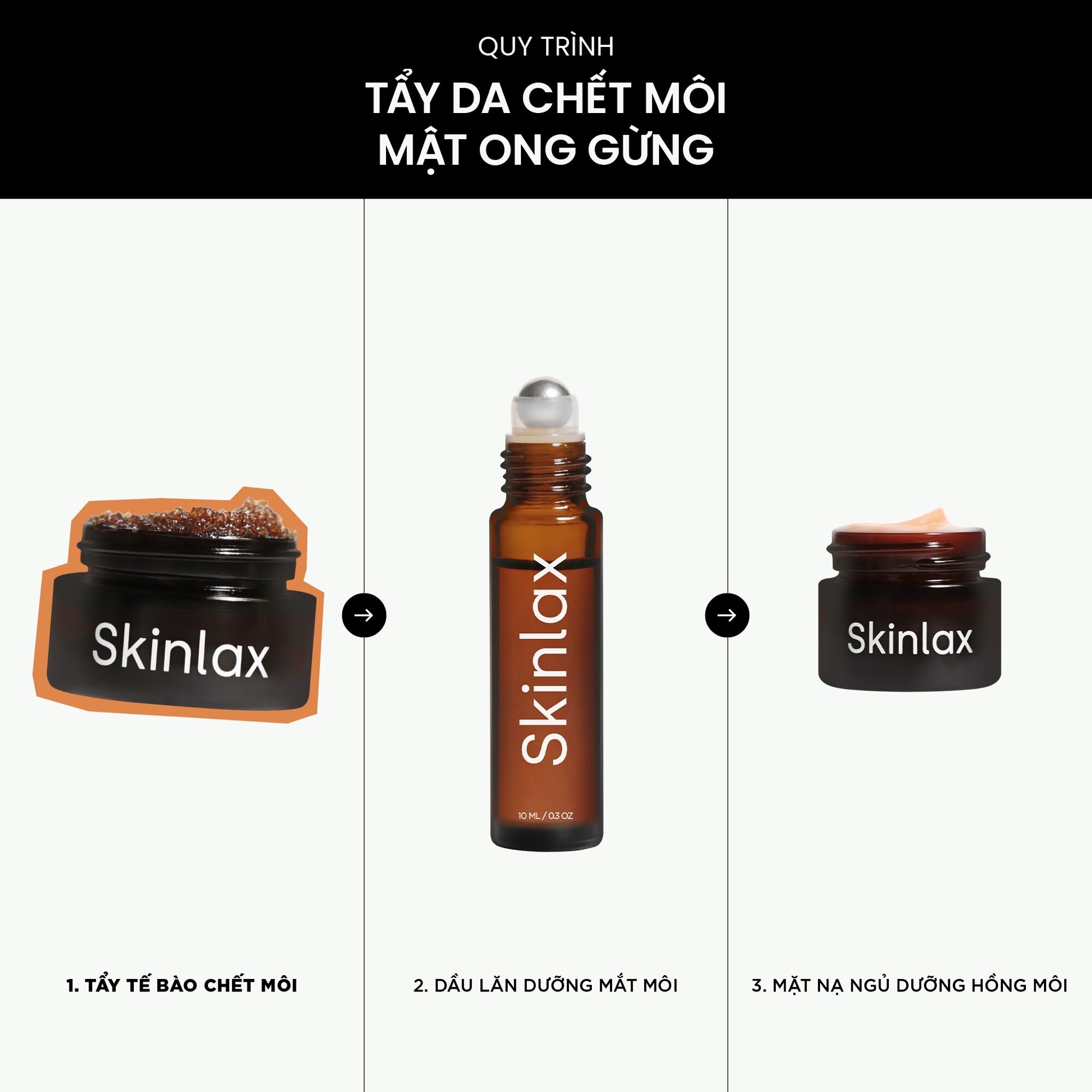Tẩy Da Chết Môi Mật Ong Gừng SKINLAX ( 20g )