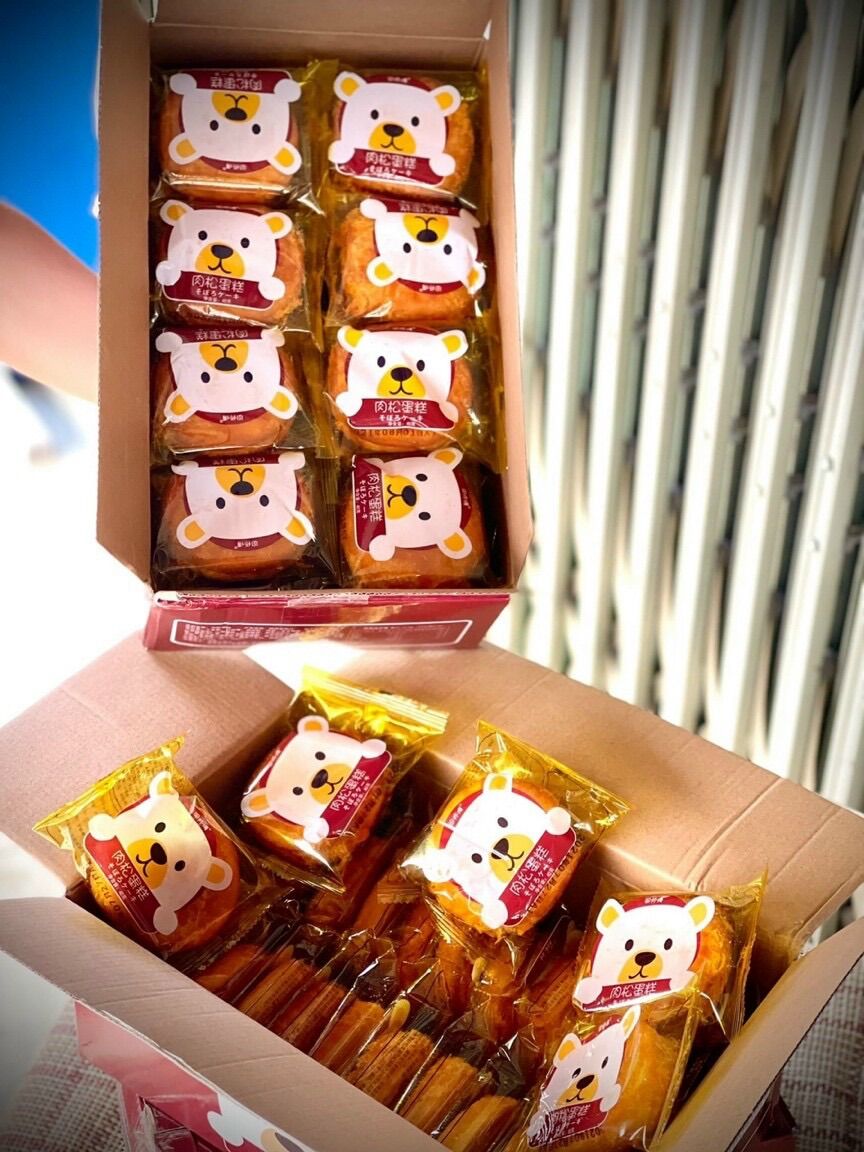 Bánh Ruốc Gấu Chà Bông