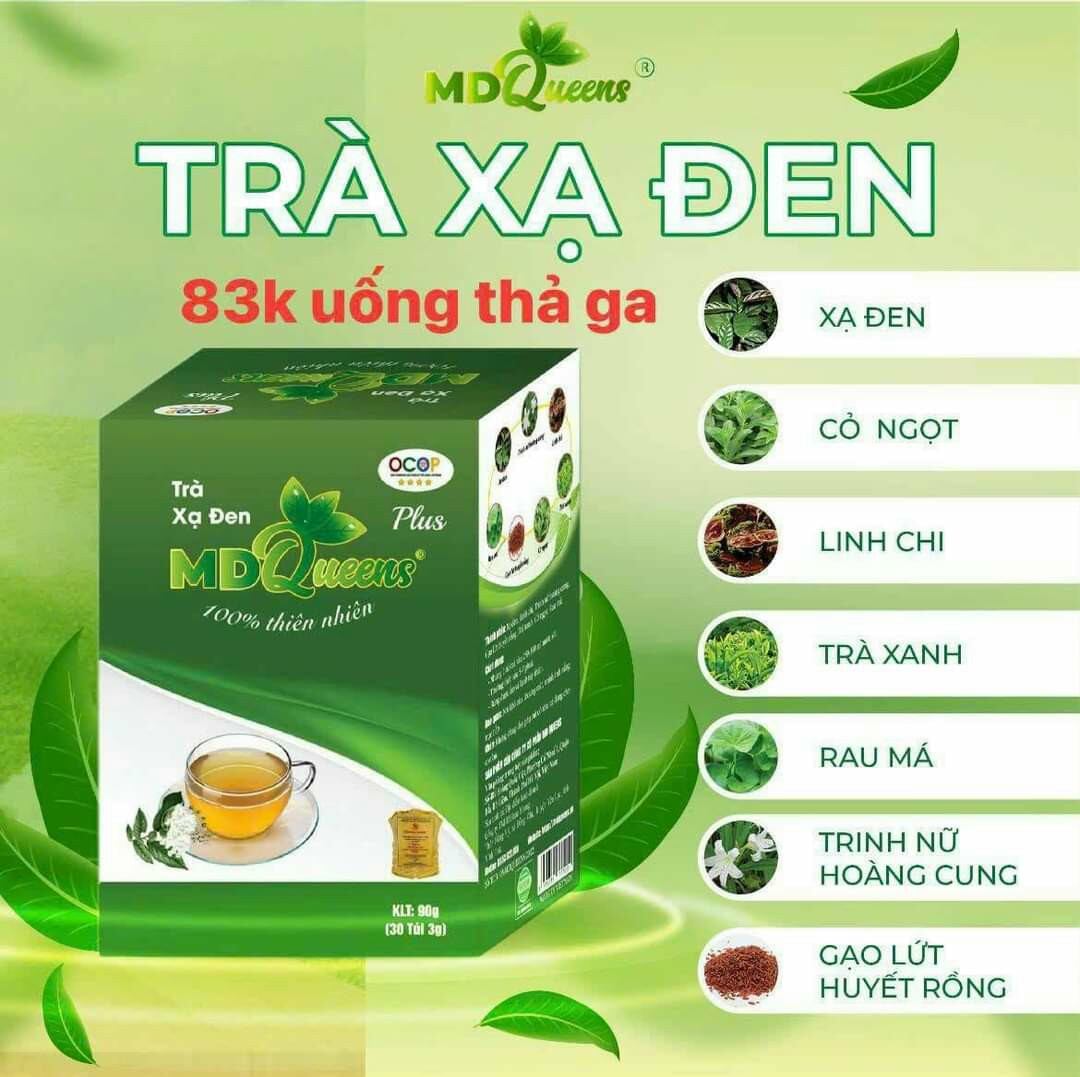 Trà xạ đen md queens