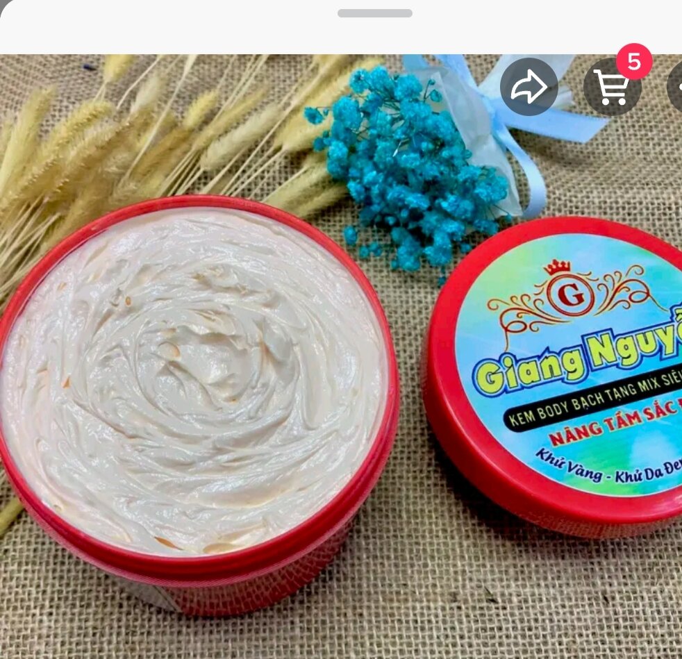 Kem body trắng nhanh Bạch Tạng hộp 500g