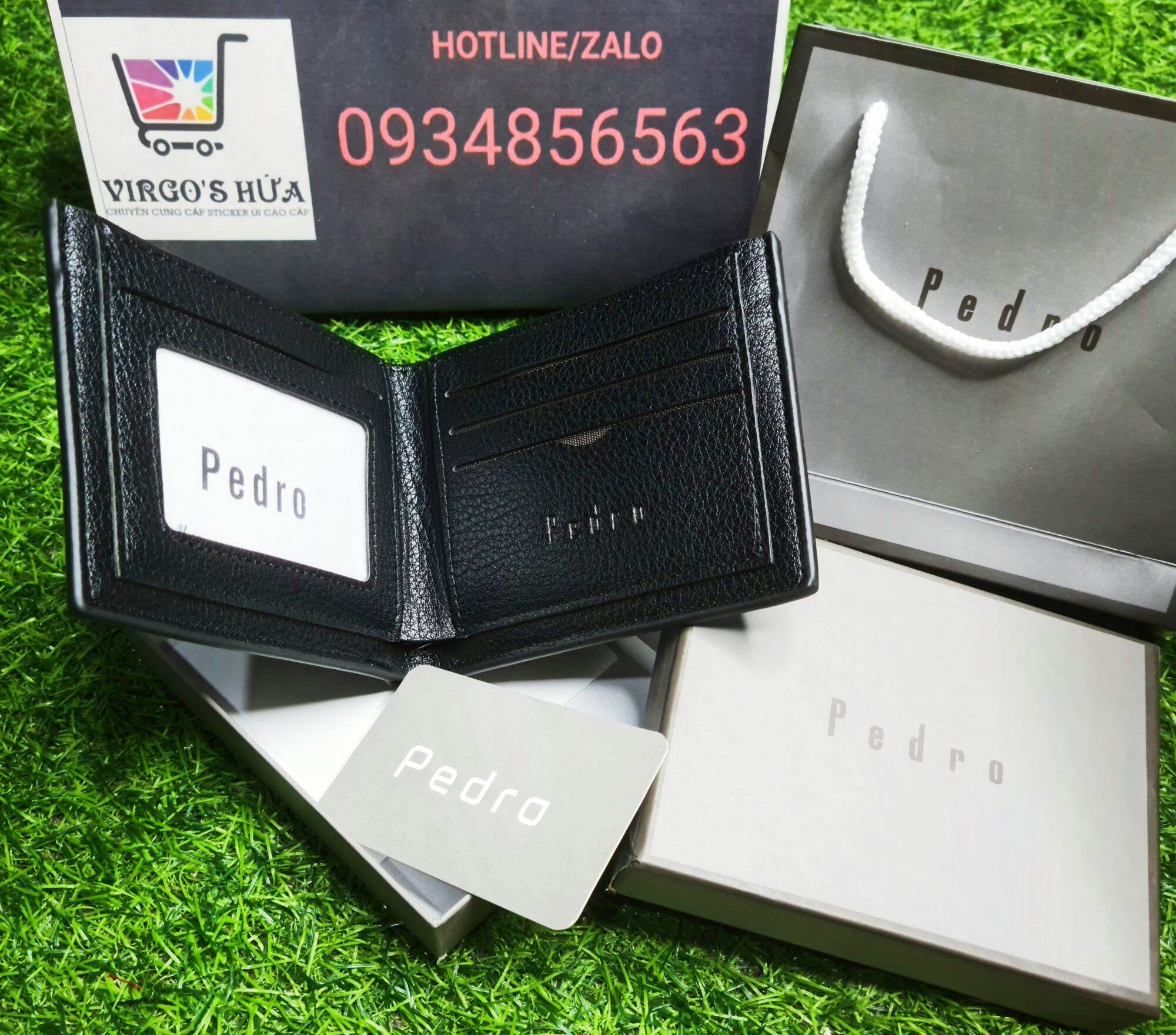 Ví nam da cao cấp pedro kèm full hộp thẻ ms66538
