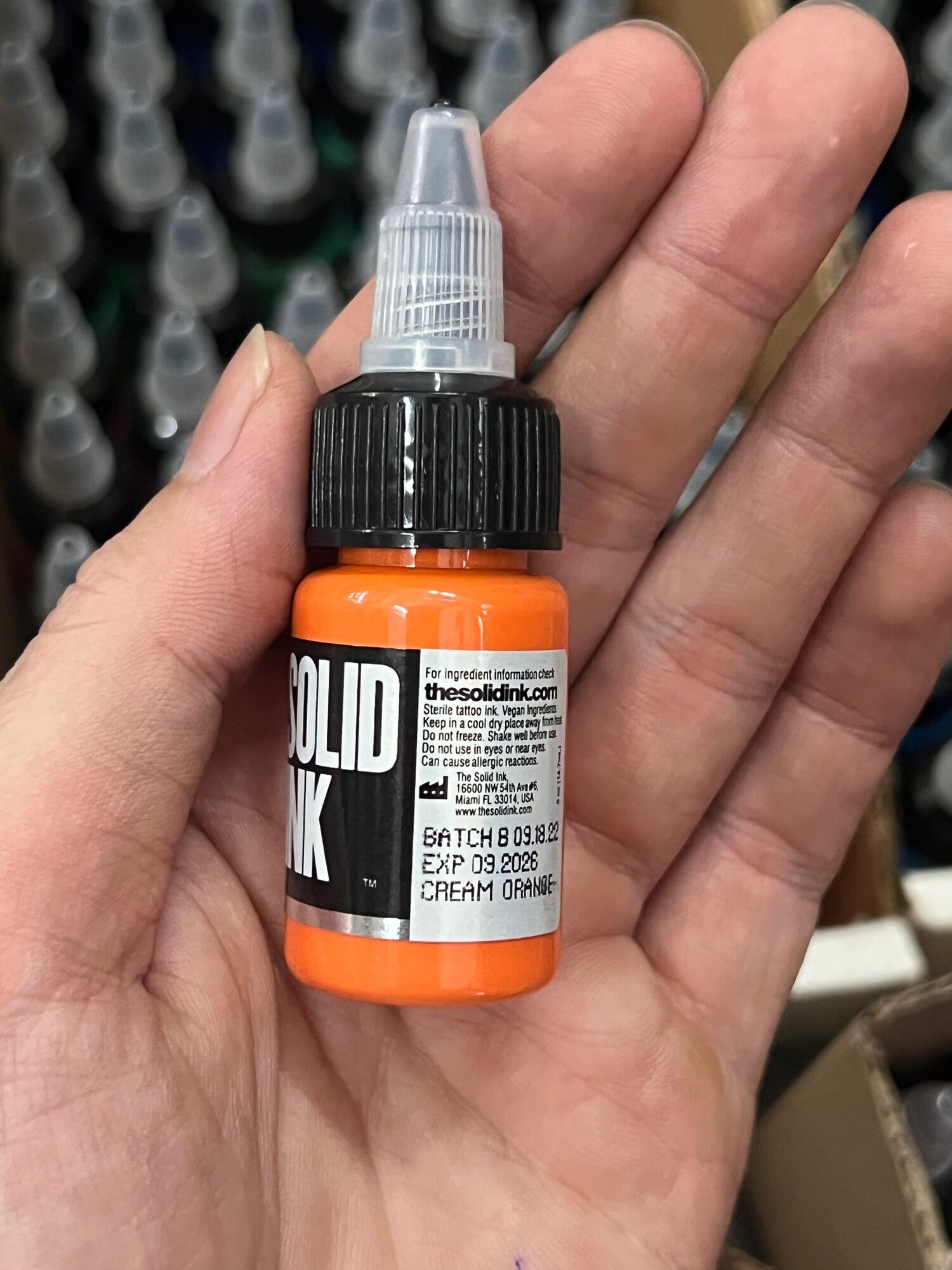 Mực xăm solid chính hãng 15ml