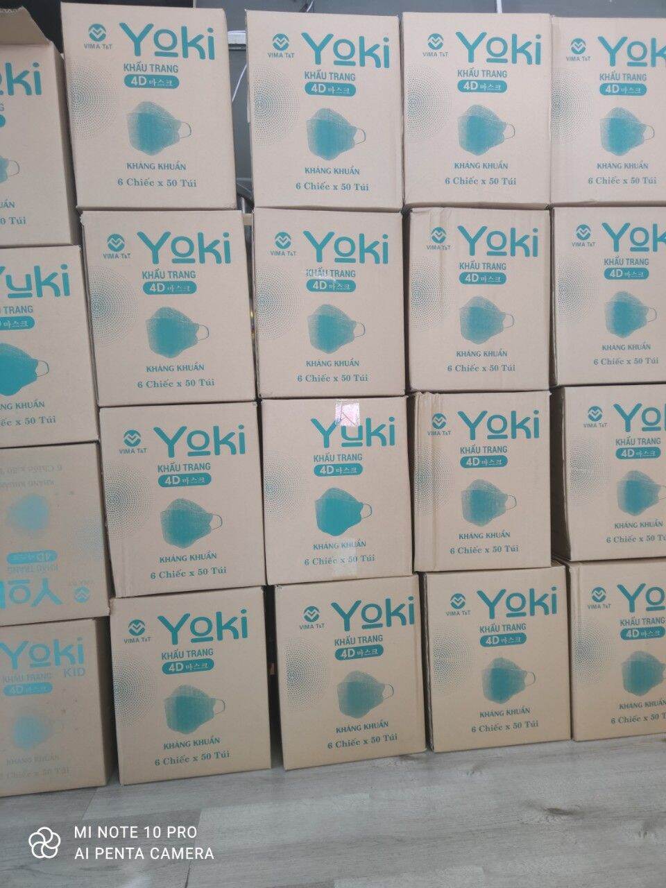 [HCM] Sỉ Khẩu trang Yoki 4D 1 thùng 30 bịch*10 cái