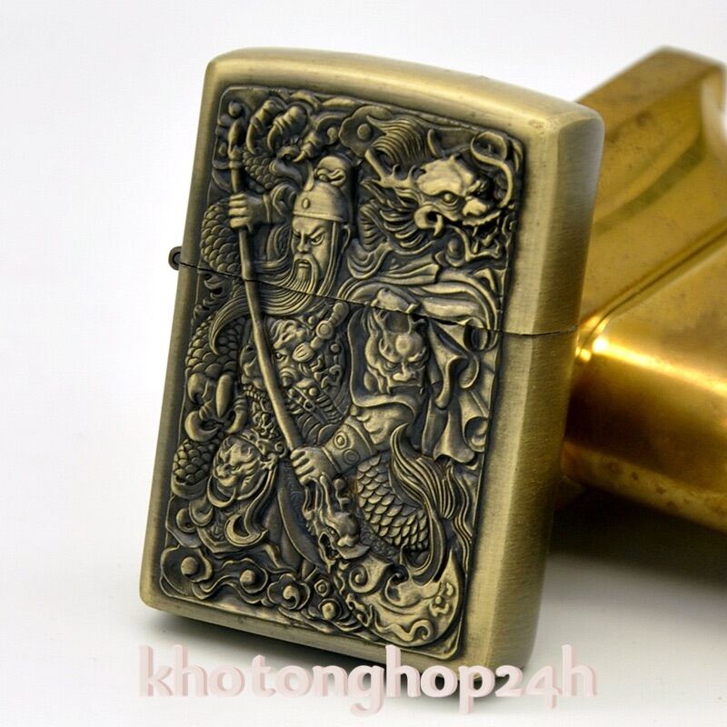 Hộp Quẹt Zippo Bật lửa độc lạ nhiều hình khắc nổi hàng đẹp