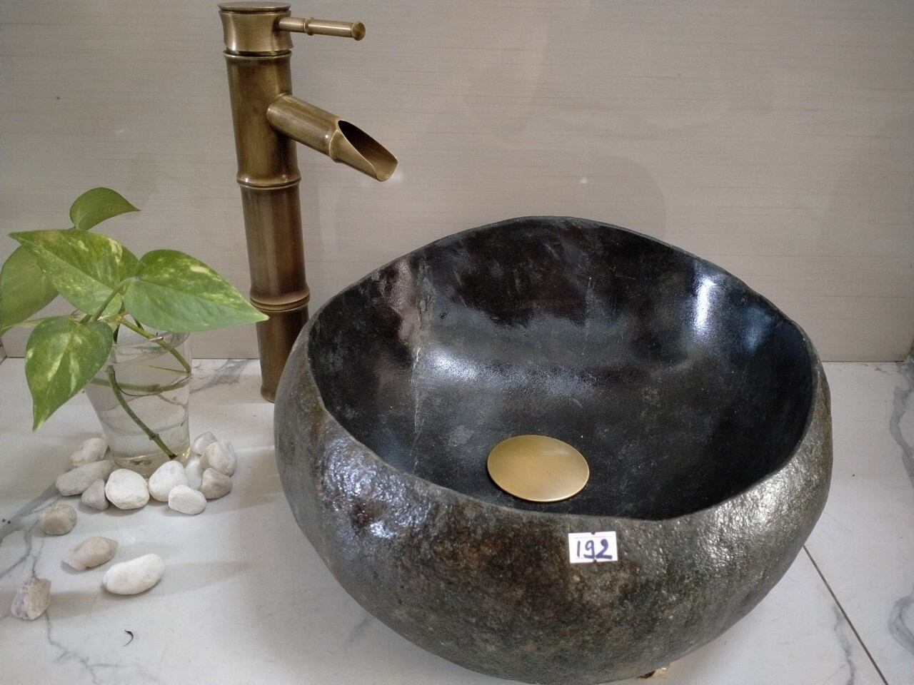 [HCM]Vòi rửa mặt bằng đồng cao cấp ( VÒI TRÚC 30cm)