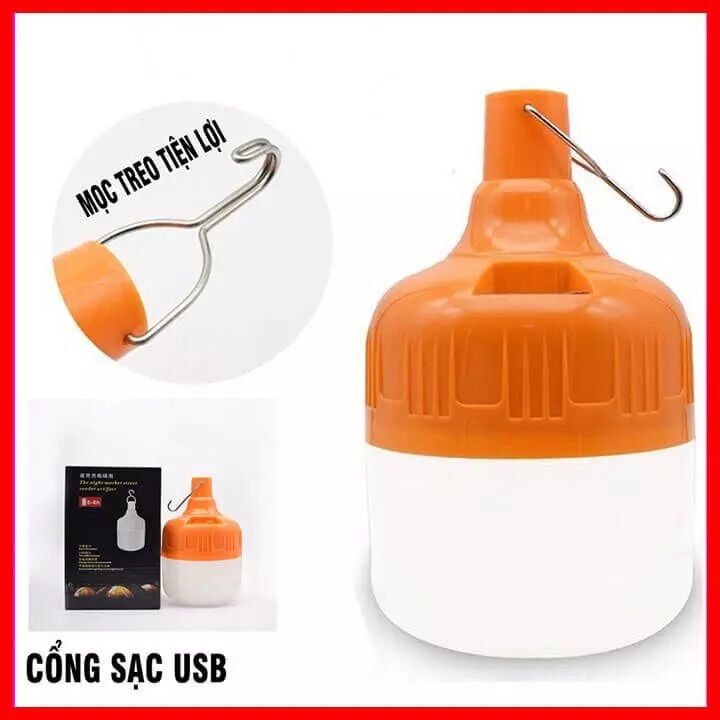 Bóng đèn led không dây 150w cổng sạc usb