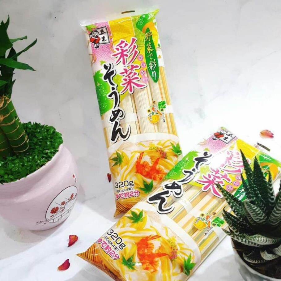Mì somen itsuki rau củ nhật bản 320g