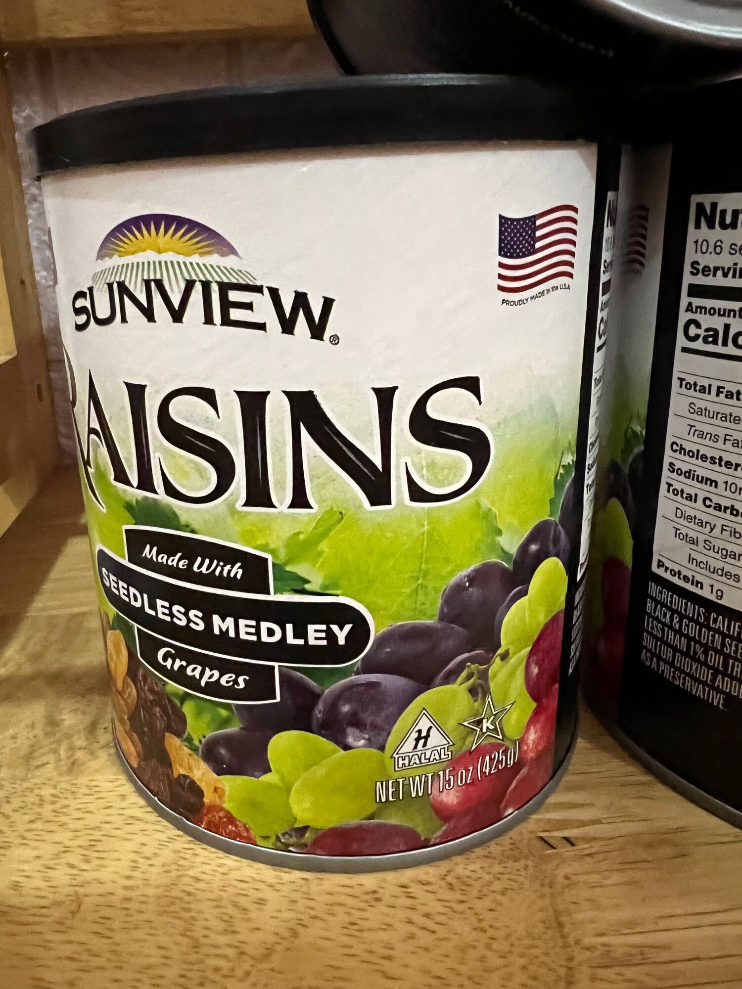 Nho khô Sunview Raisin hộp 425gram