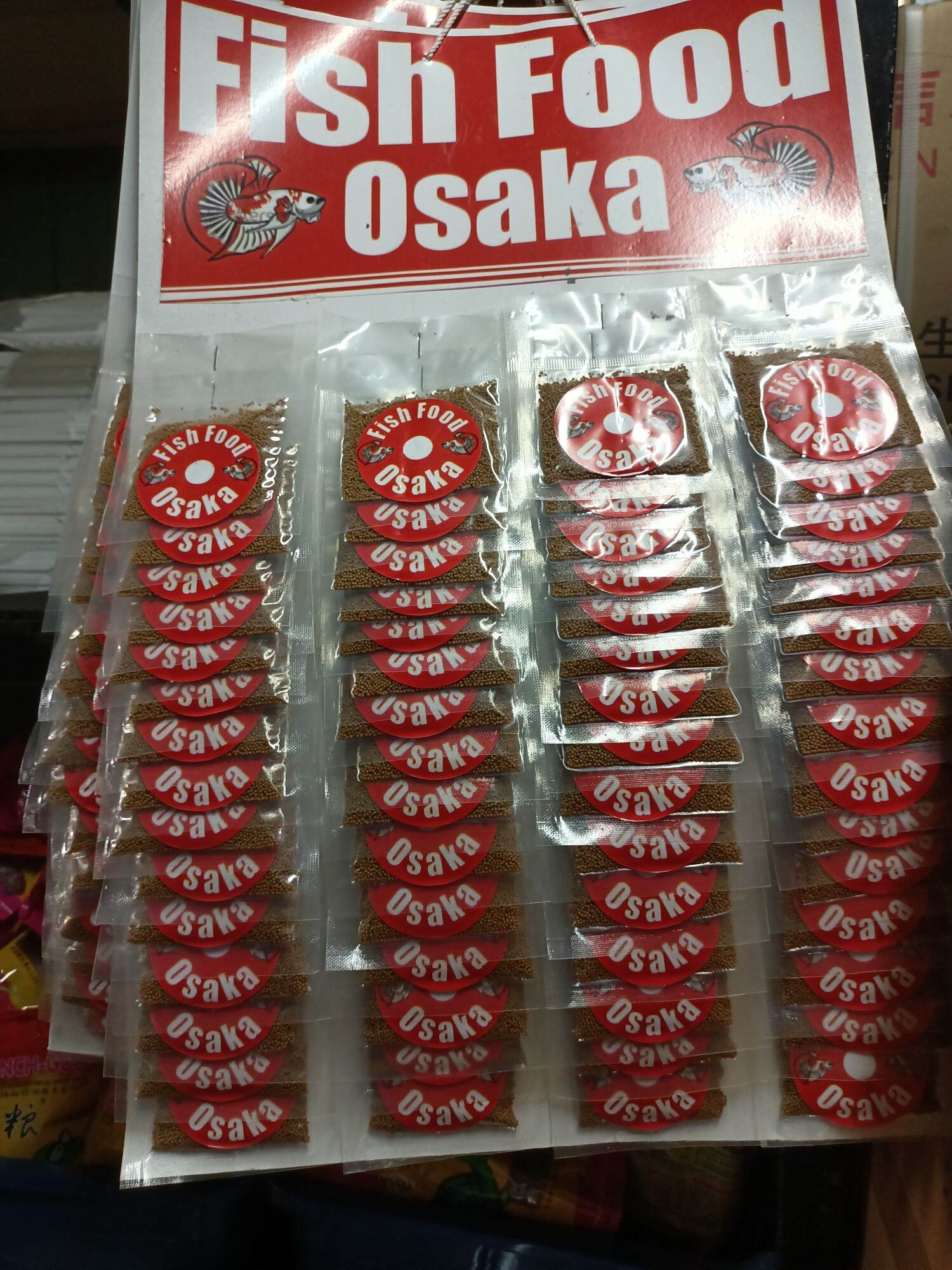 LĂNG QUĂNG SẤY KHÔ OSAKA THỨC ĂN CHO CÁ BETTA ( COMBO 5 GÓI )