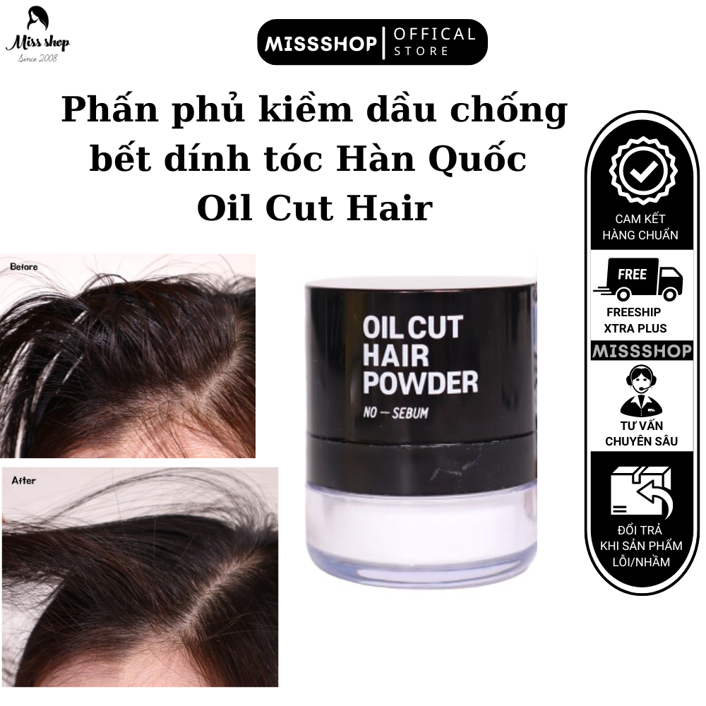 PHẤN PHỦ KIỀM DẦU CHỐNG BẾT DÍNH TÓC HÀN QUỐC OIL CUT HAIR