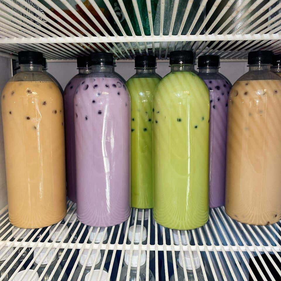 Set trà sữa khoai môn