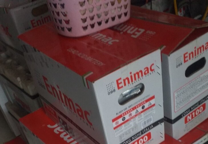 Ắc quy khởi động n100s dùng cho khởi động ô tô, tàu thủy, các loại máy. chưa bao gồm a xít