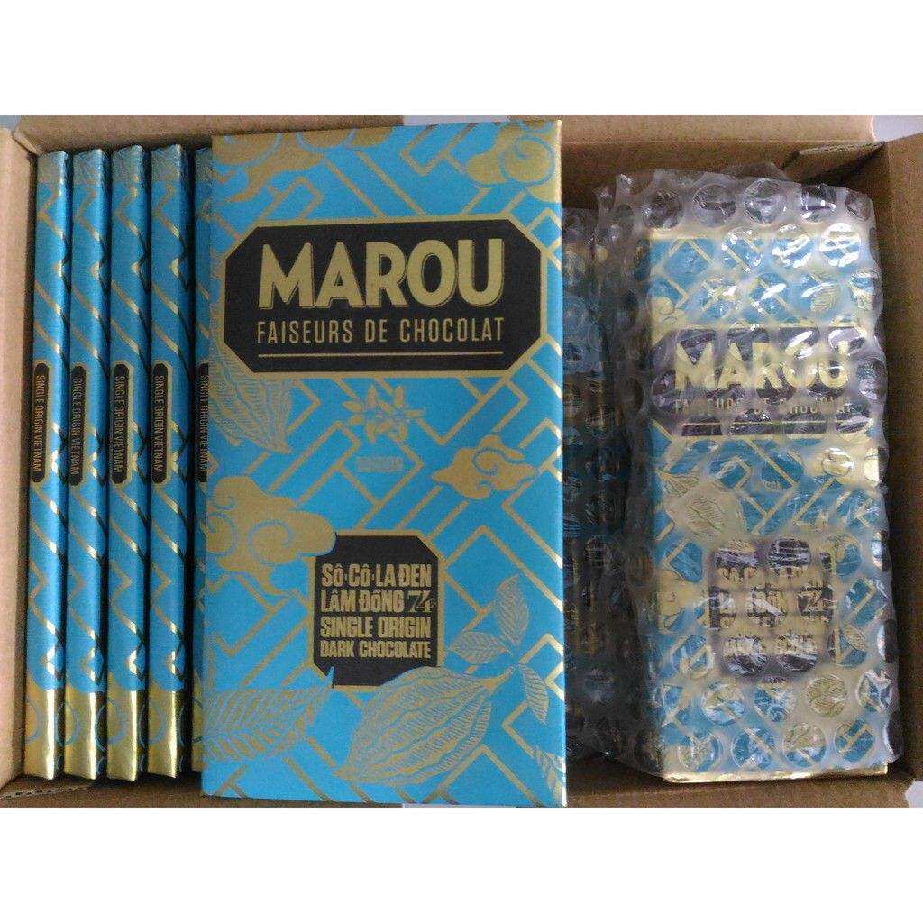 socola Marou Lâm Đồng 74% thanh 80g