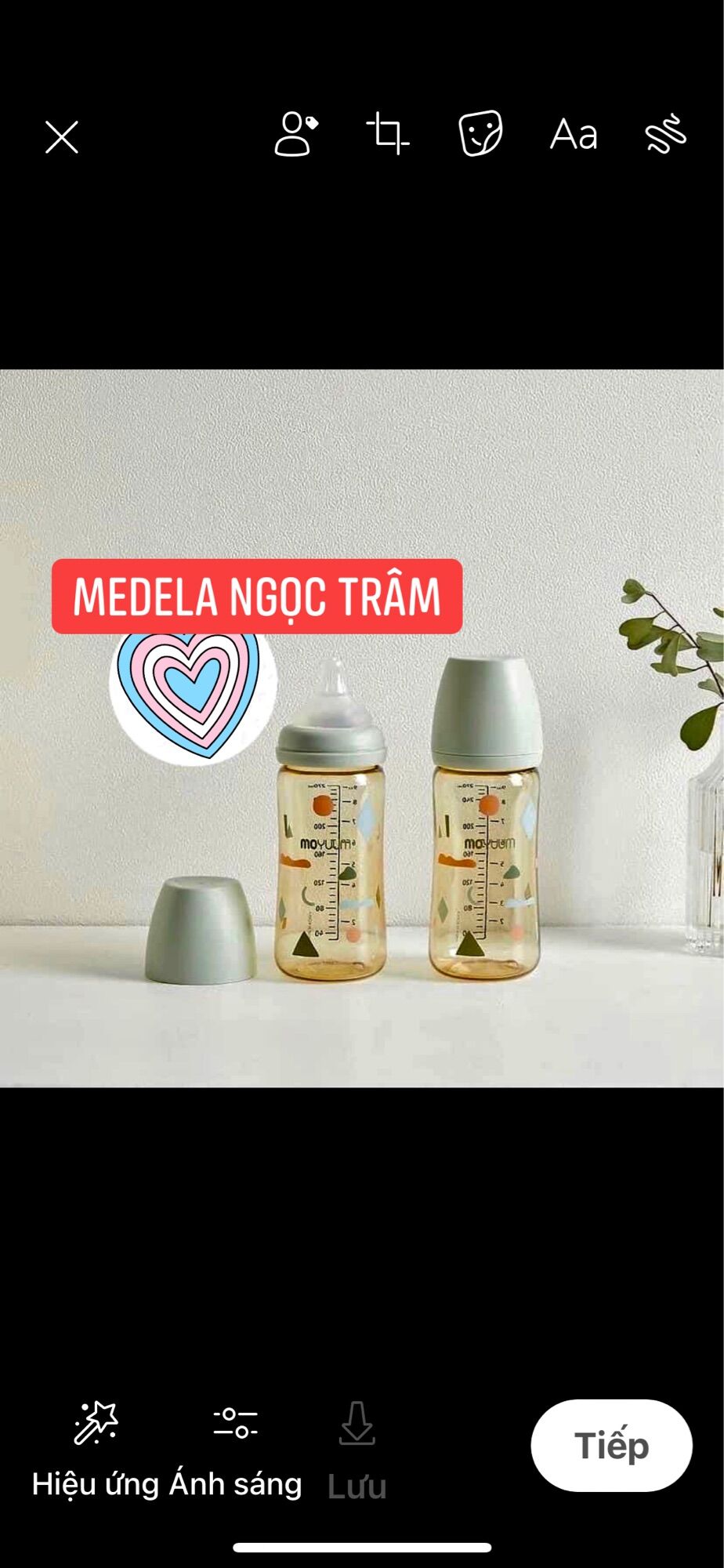 Bình sữa MOYUUM Limited mẫu mới 170/270ml
