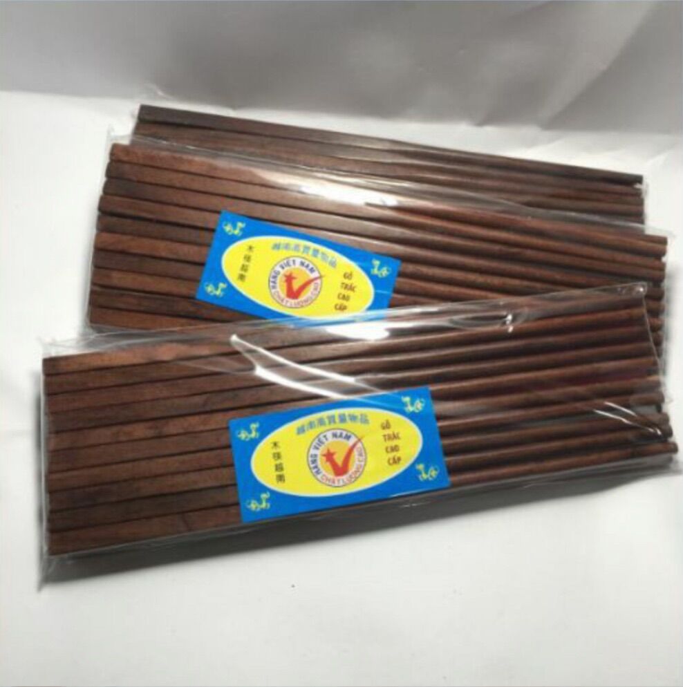 Bộ 10 đôi đũa gỗ trắc cao cấp