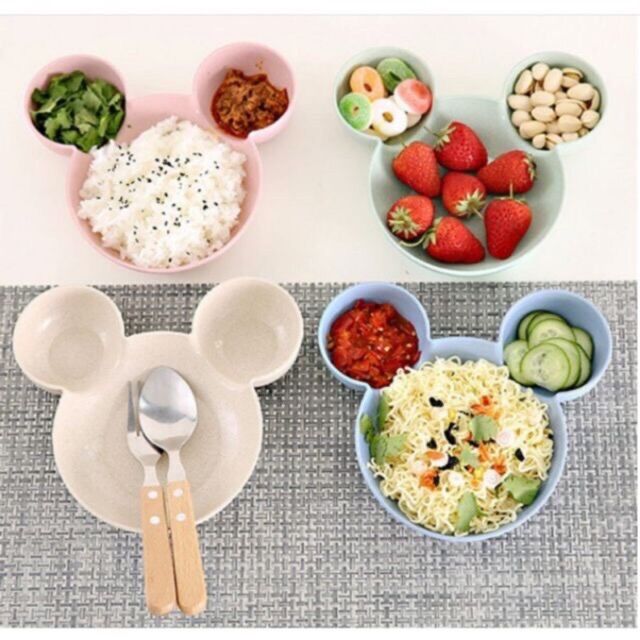 khay ăn dặm micky dễ thương cho bé yêu