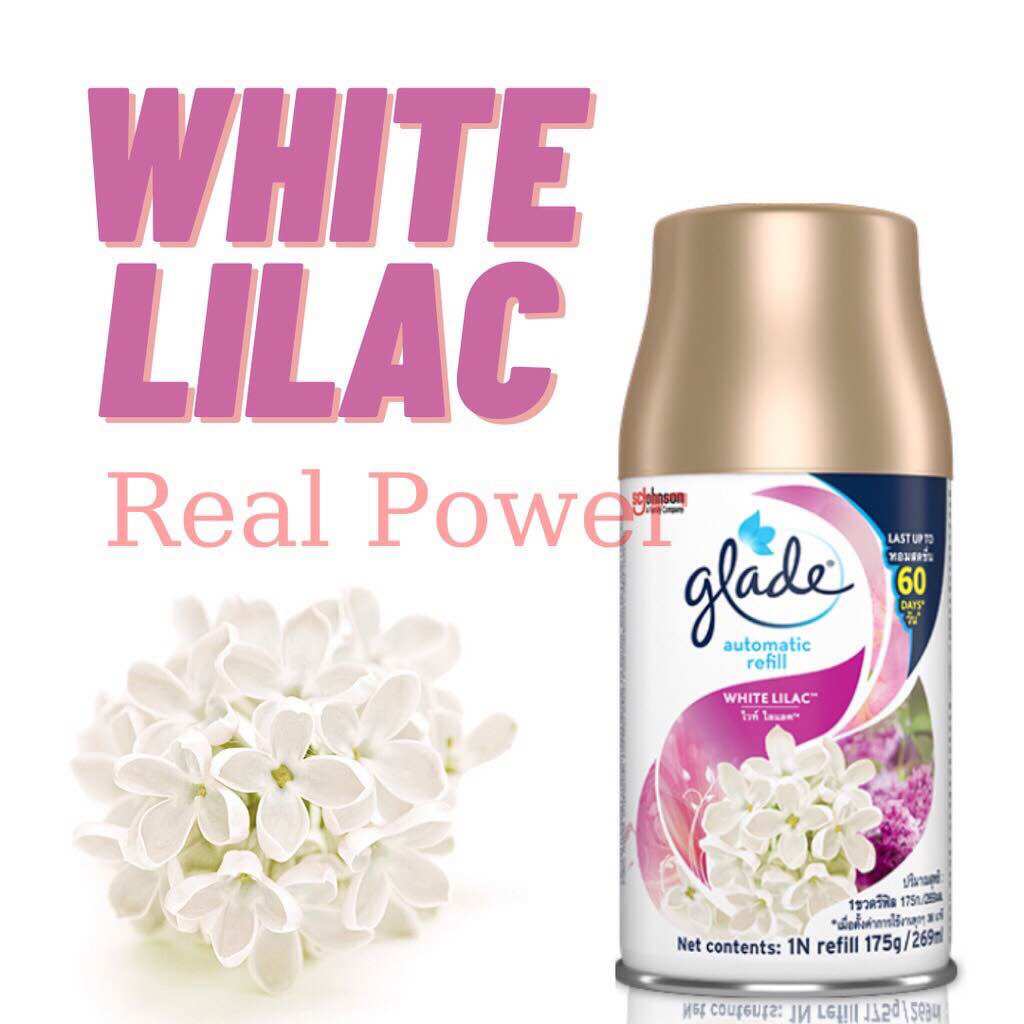 Lõi xịt thơm phòng tự động Glade hương White Lilac