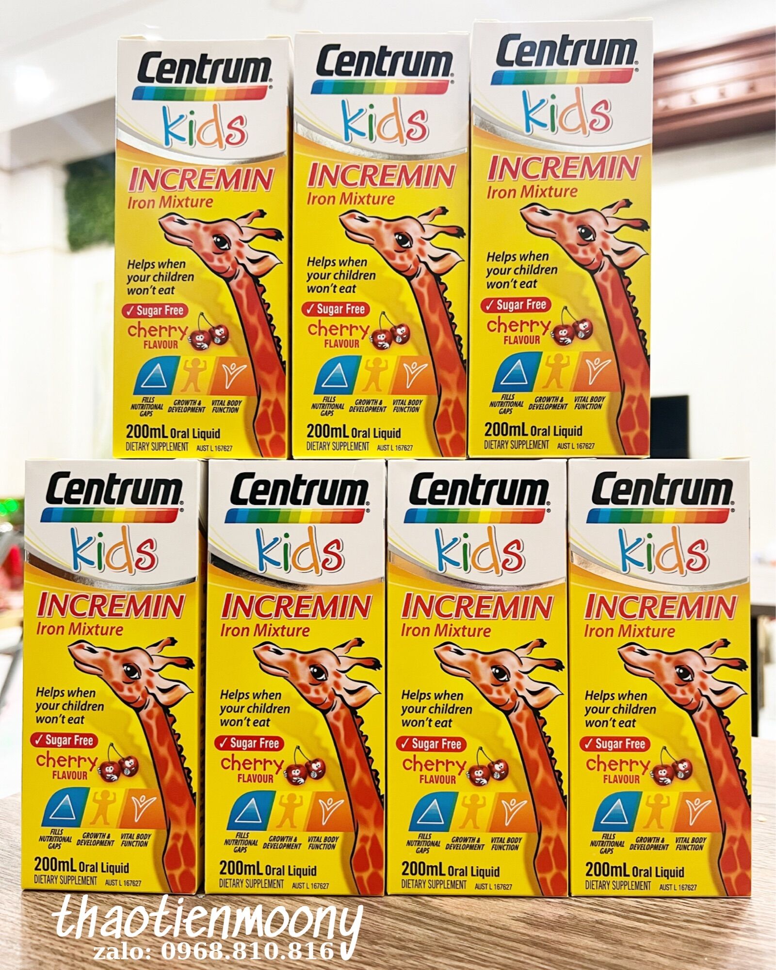 Siro Centrum Kids Úc - Vitamin cho bé biếng ăn ( Hàng Air)