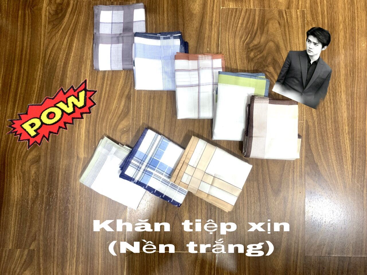 SET 6 KHĂN TAY TIỆP NAM CARO ĐẸP (41 X 43 cm)