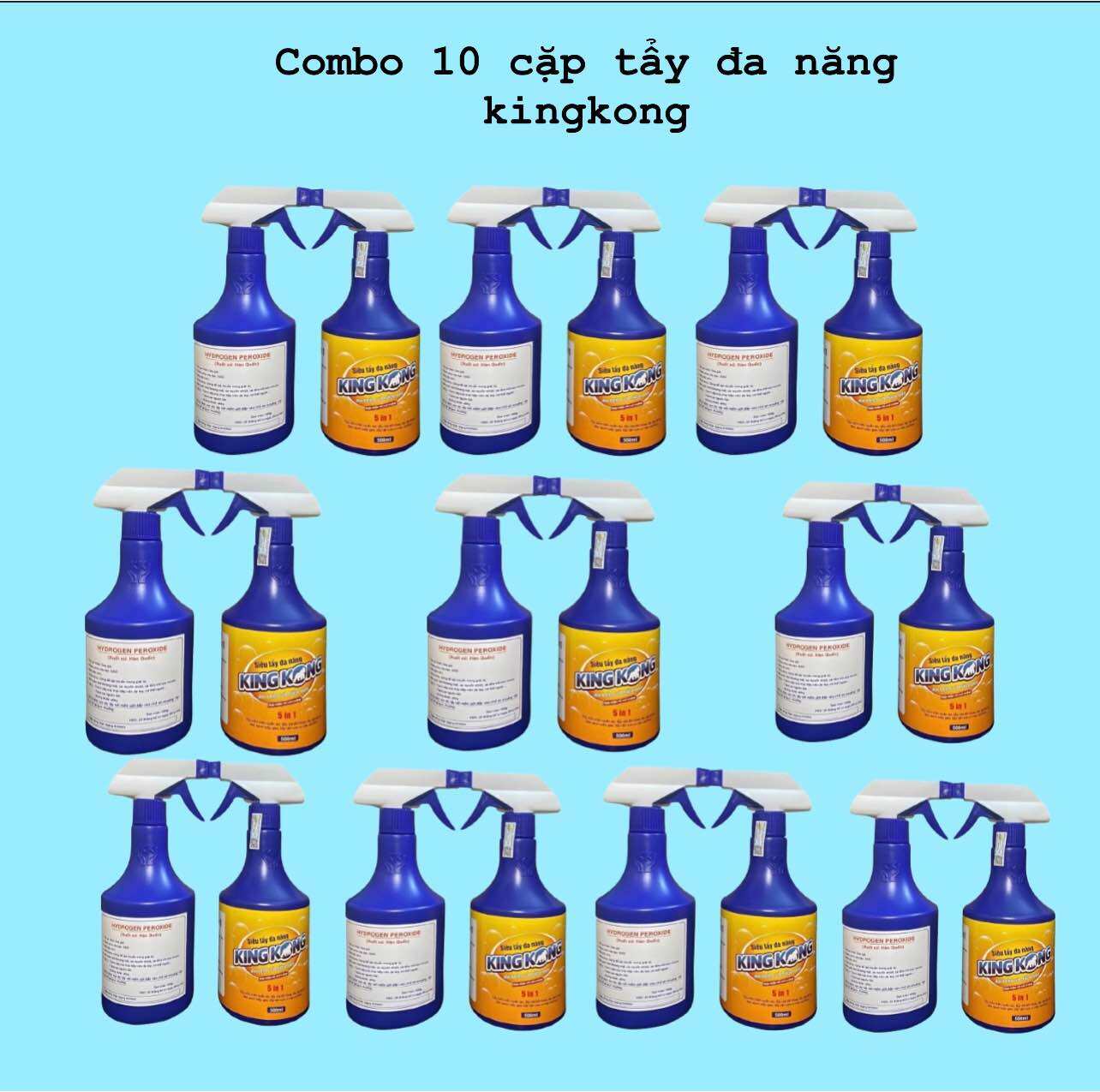 10 cặp siêu tẩy đa năng kingkong tẩy mọi vết bẩn cứng đầu ( giá sỉ )