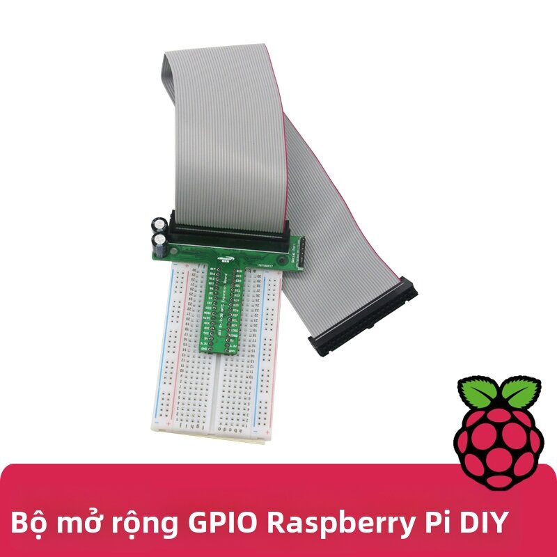 CHUANGLEBO | Raspberry Pi 3B Plus DIY Kit Gray 40P Cable Breadboard GPIO Adapter Giá 208,000 Đồng*Miễn phí vận chuyển