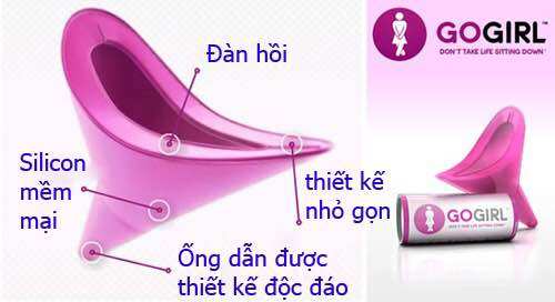 Phễu vệ sinh (đi tiểu đứng) dành cho phụ nữ GoGirl