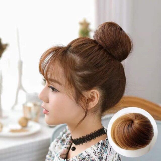 TÓC GIẢ BÚI TRÒN, BÚI CỦ TỎI DÂY RÚT