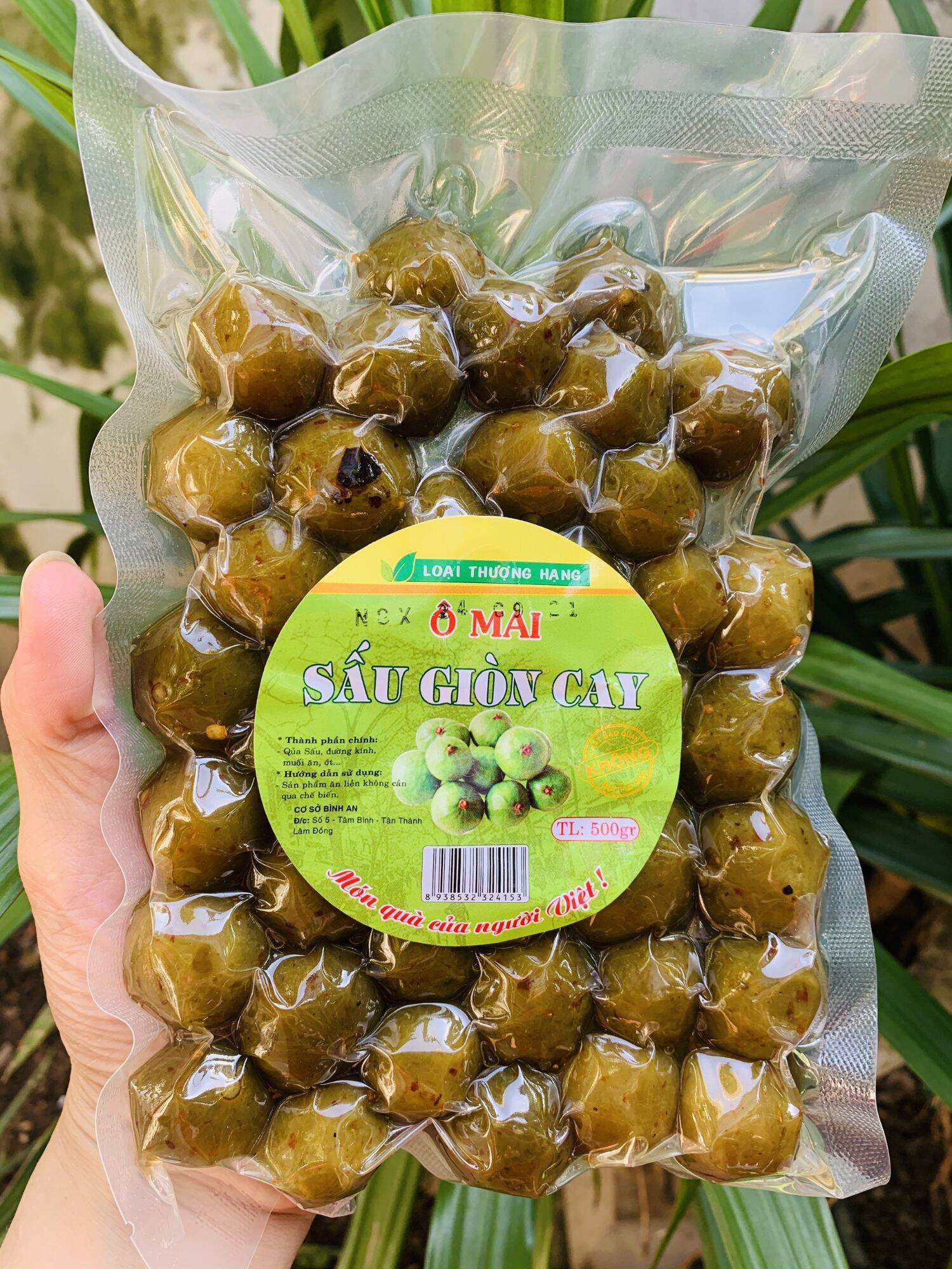 Ô mai sấu giòn cay 400gr
