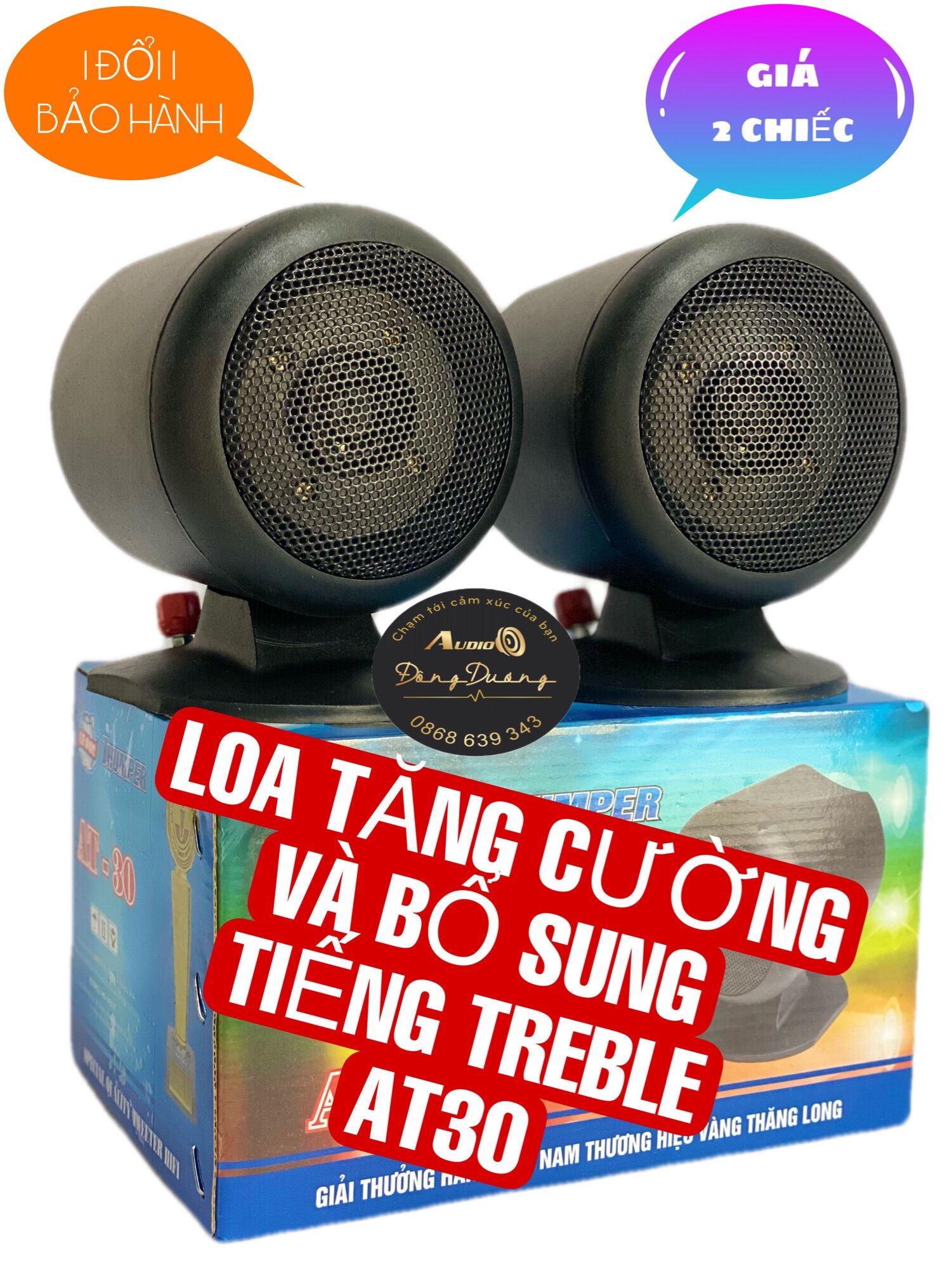 Cặp loa treble rời at30 - bổ sung treble cho dàn âm thanh