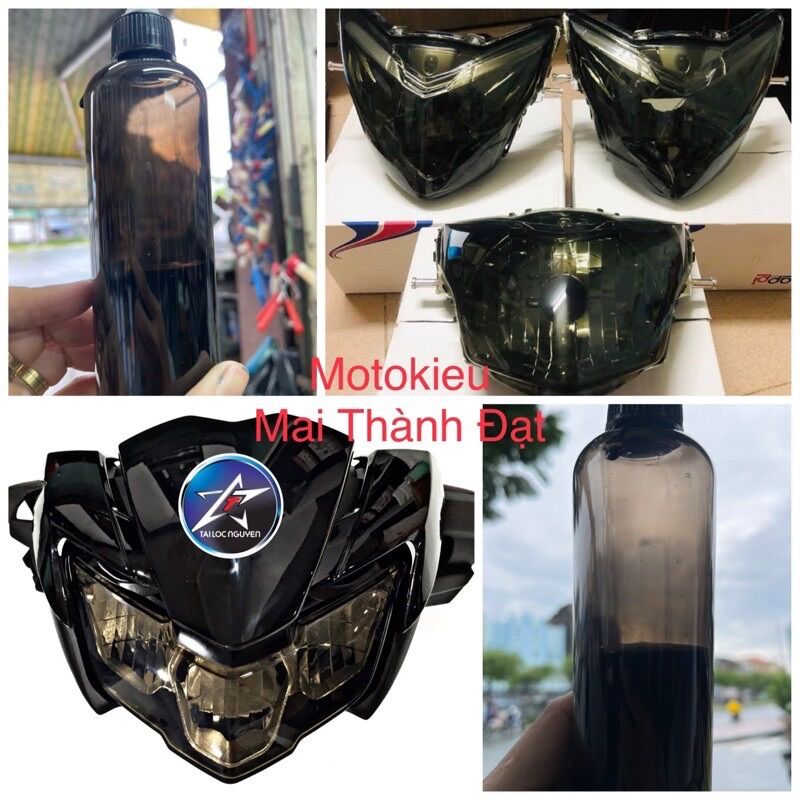 Màu Sơn Choá Đèn Xám Khói hệ 2k . motokieu maithanhdat