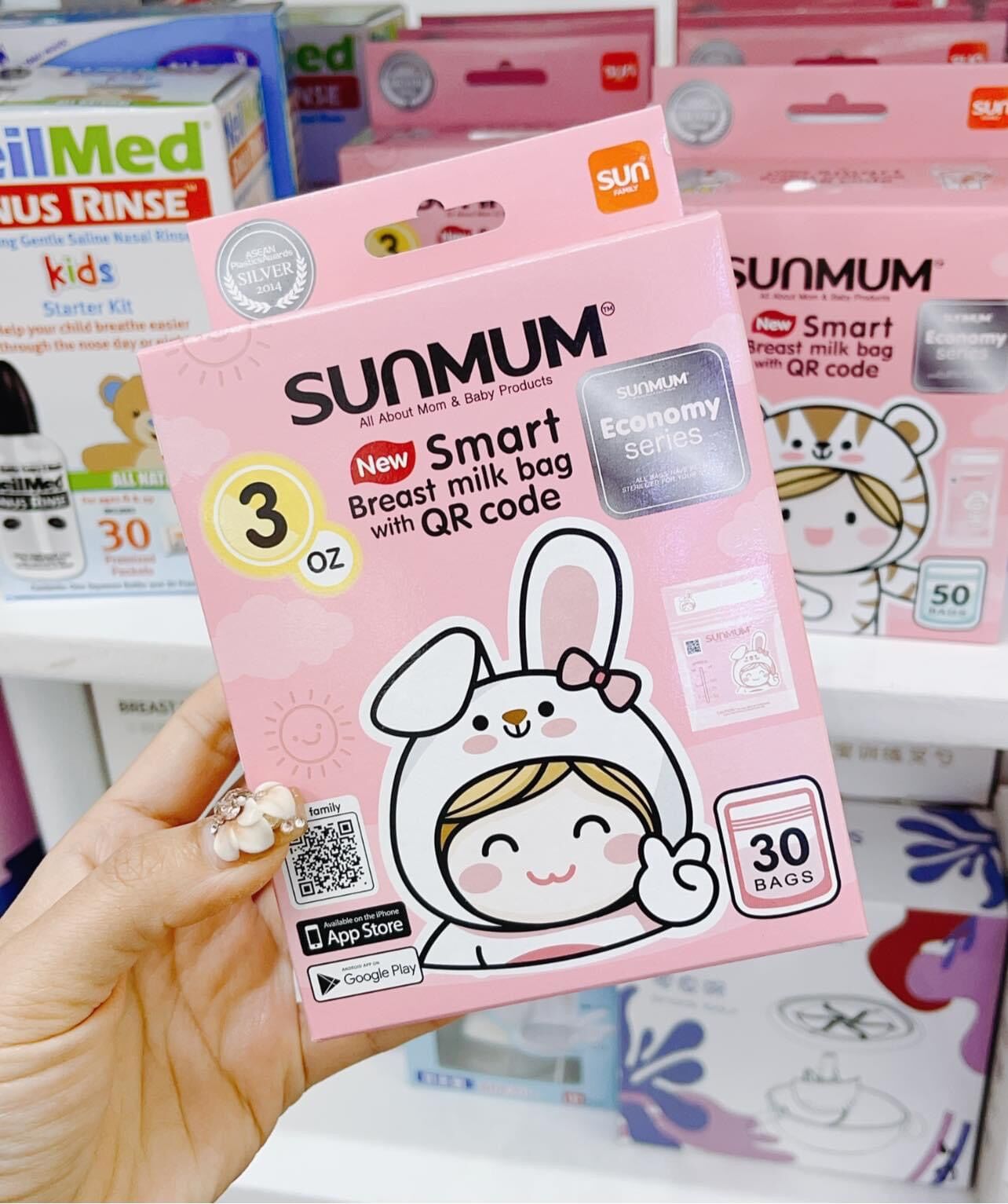 Túi Trữ Sữa SunMun Thái Lan [ Hộp 30/50 Túi]
