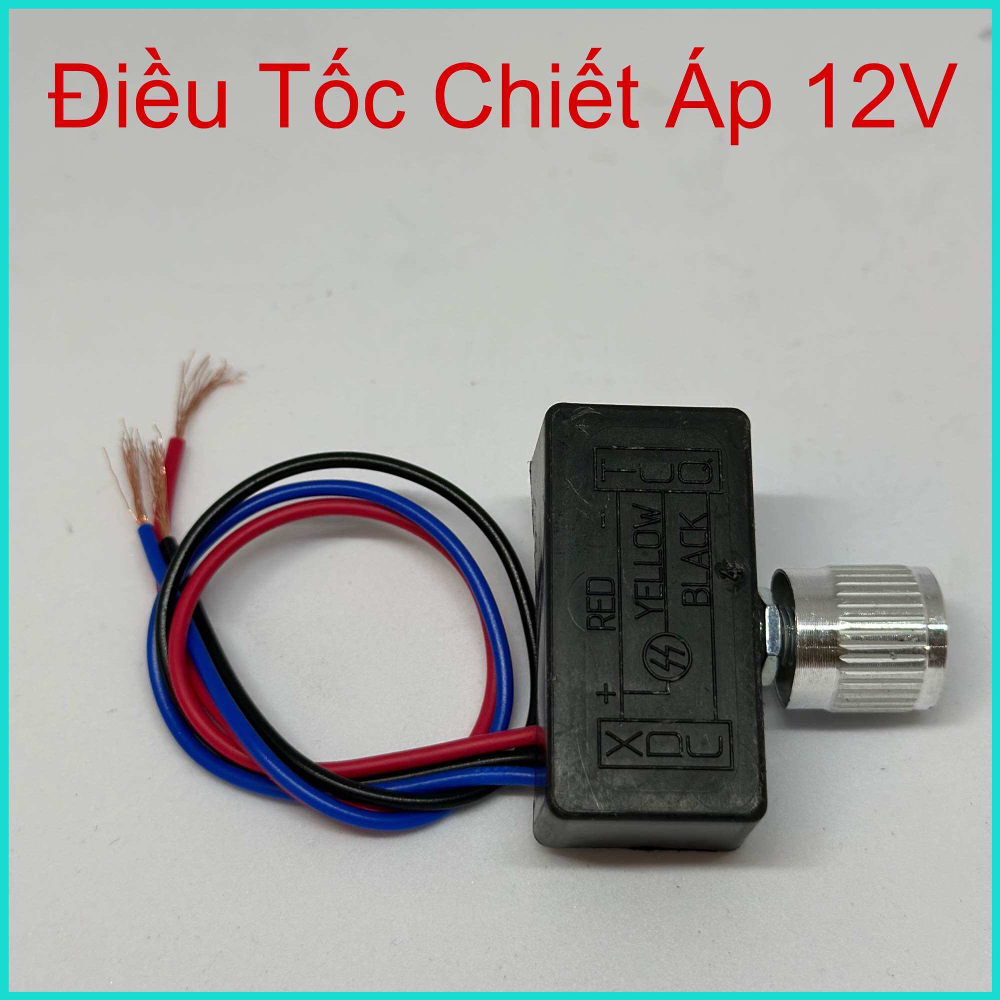 Bộ điều chỉnh tốc độ máy bơm mini 12v, điều tốc chiết áp 12v