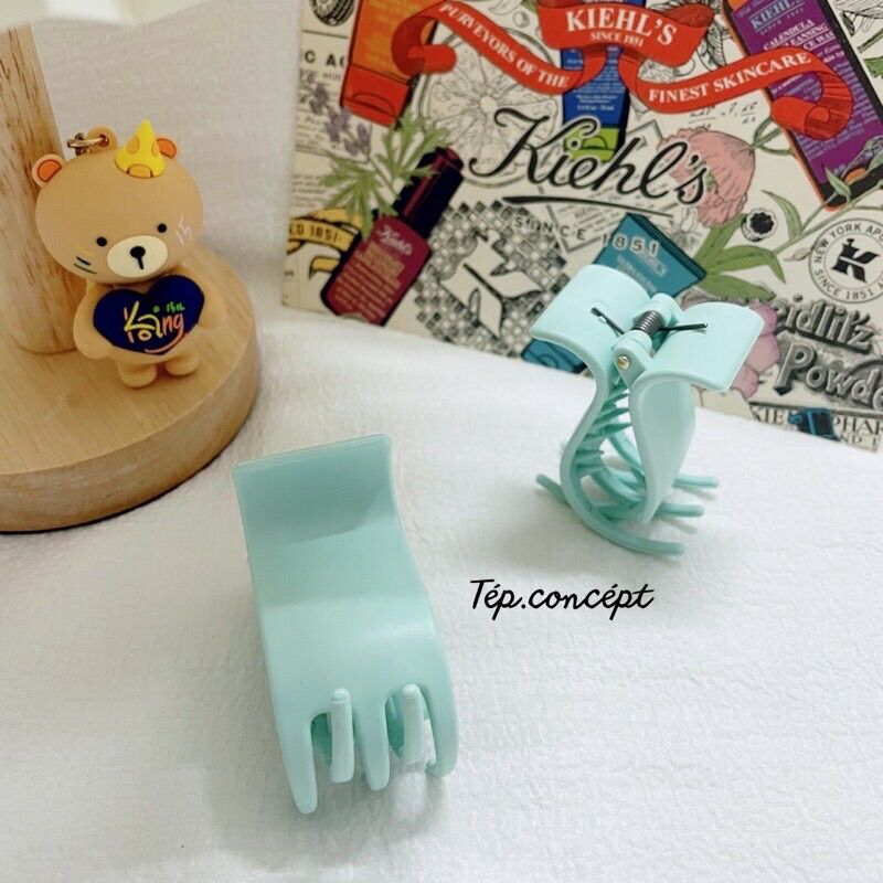 Kẹp càng cua 5 răng màu pastel cao cấp (ảnh thật shop chụp)