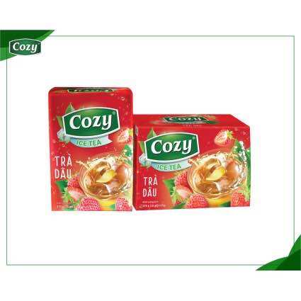 Trà Dâu Hoà Tan Cozy 16 tép* 15gr (240gr)