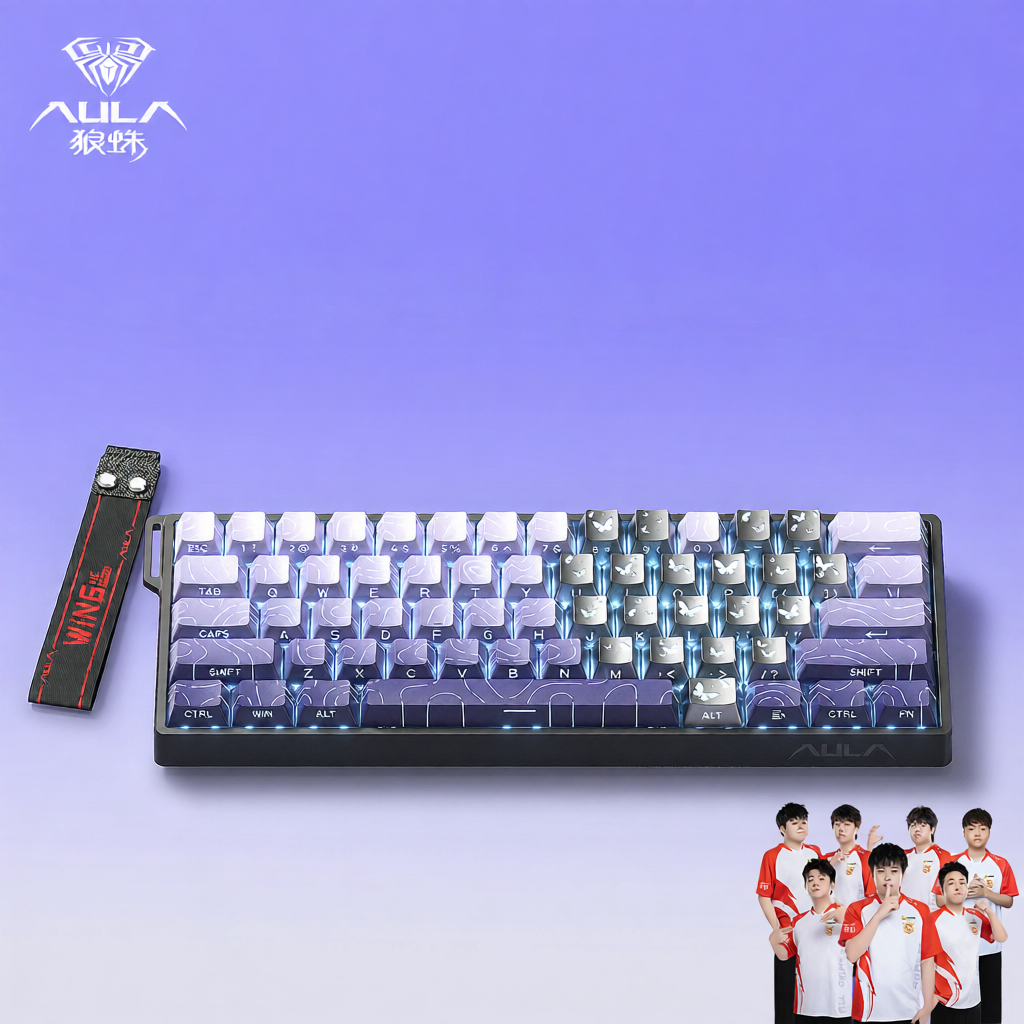 Bàn phím cơ AULA công tắc từ WiN60 chơi game với macro điều khiển PRCS tốc độ 8000Hz
